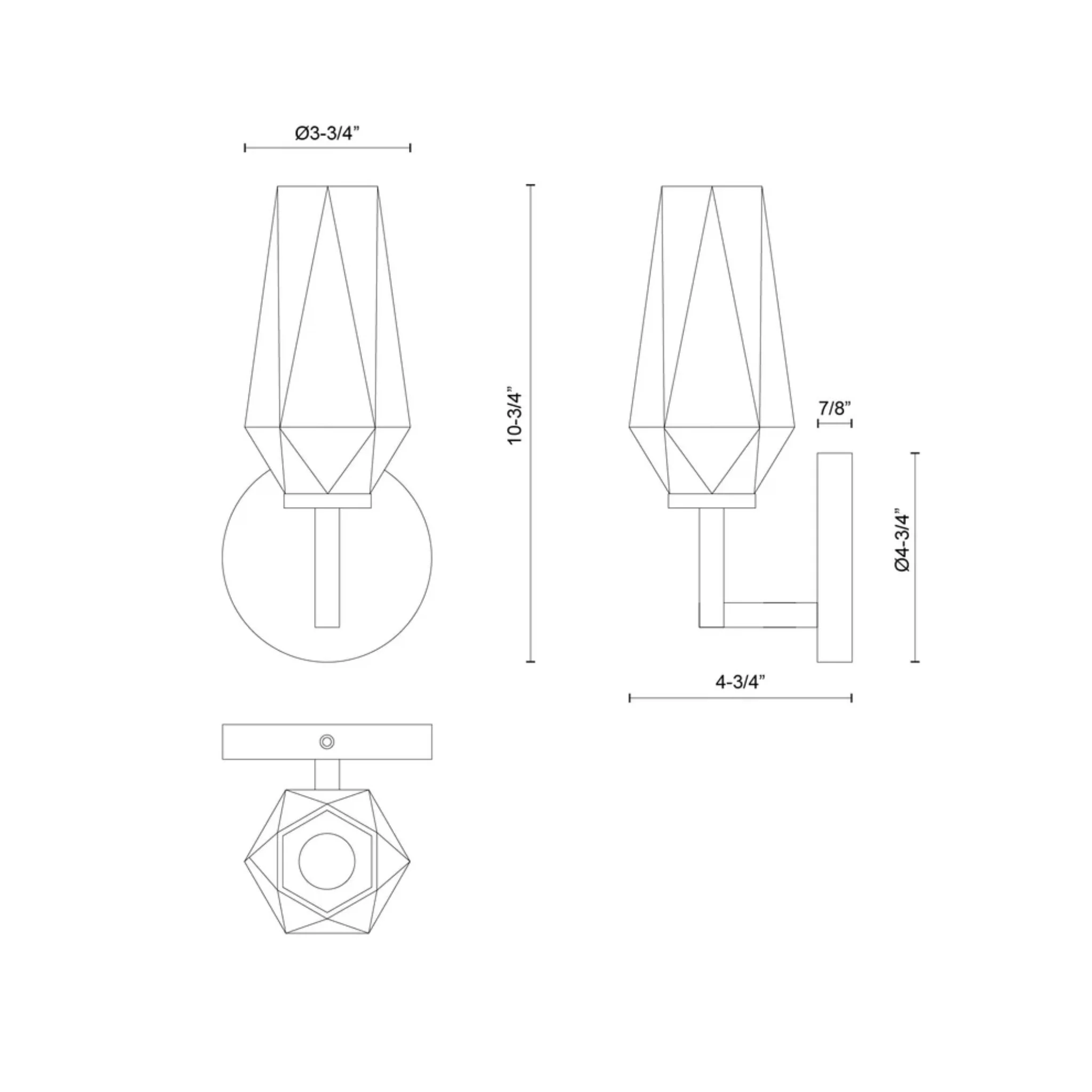 KRYSTA 10-IN WALL/VANITY LIGHT - Image 8