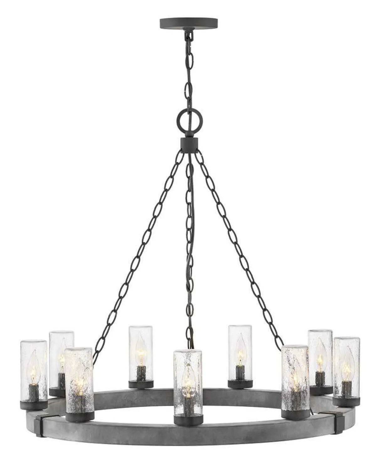 LARGE SINGLE TIER CHANDELIER