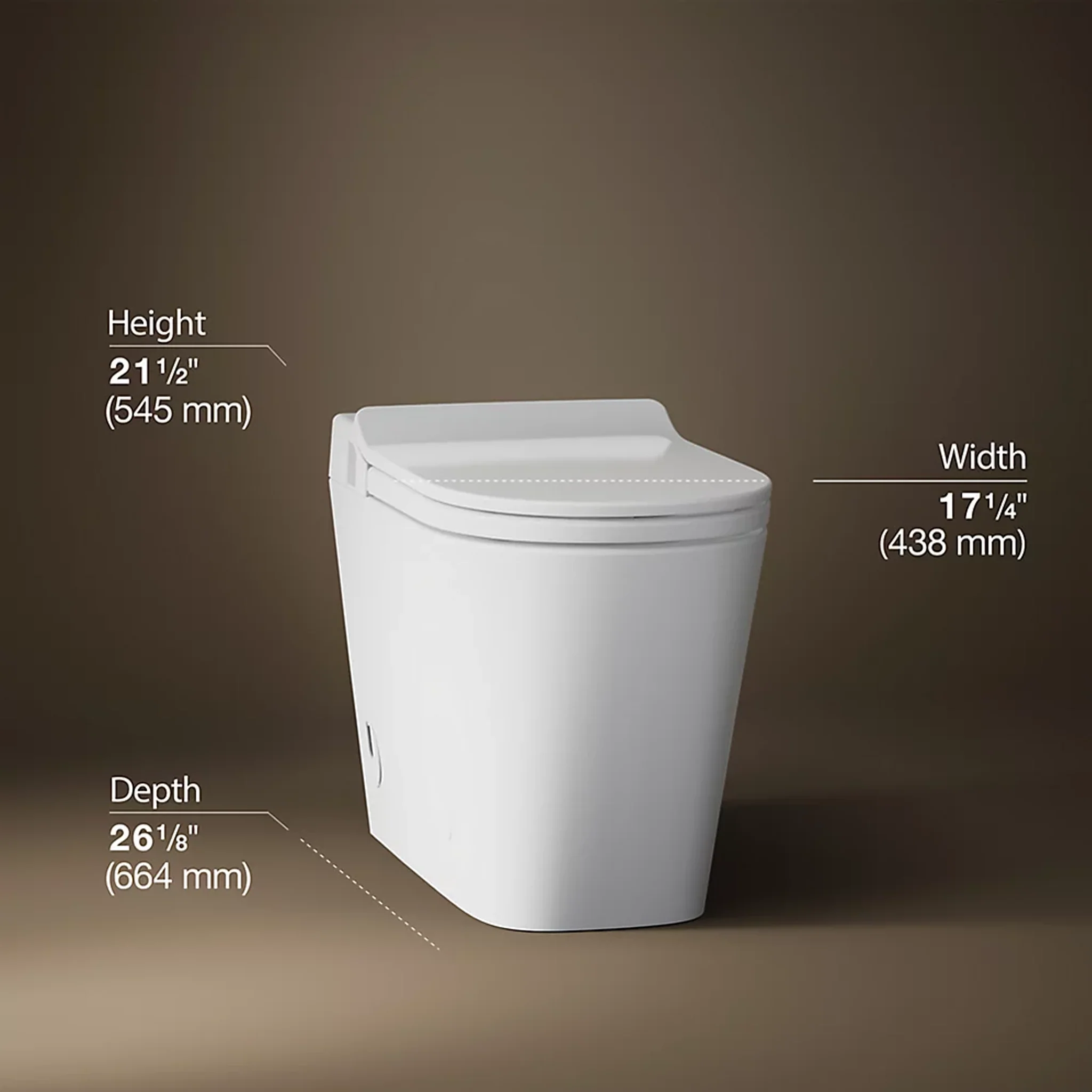 LEAP⢠ONE-PIECE ELONGATED SMART TOILET, DUAL-FLUSH - Image 3
