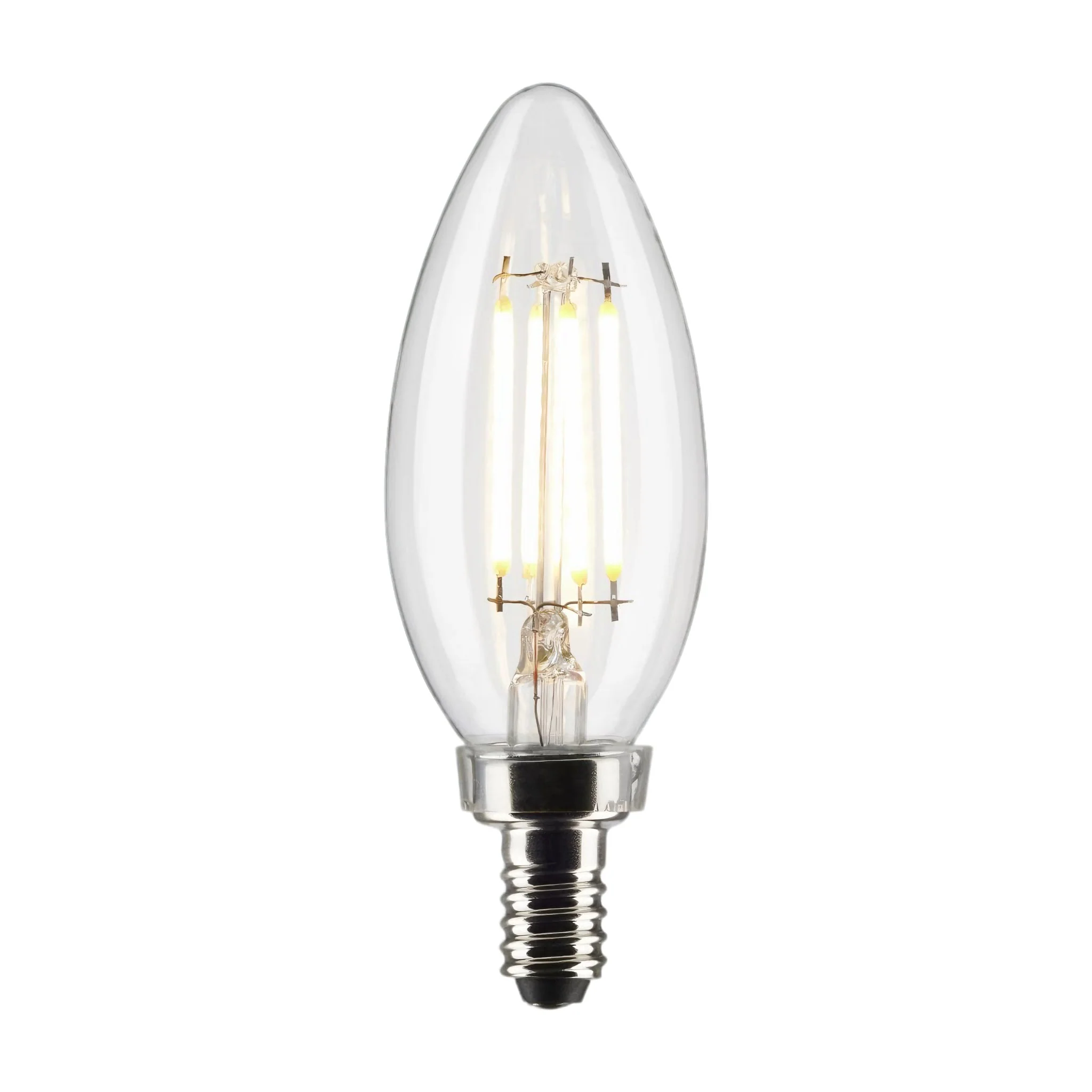 LED BULB 4 WATT B11 CANDELABRA BASE 3000K 120V - Image 2