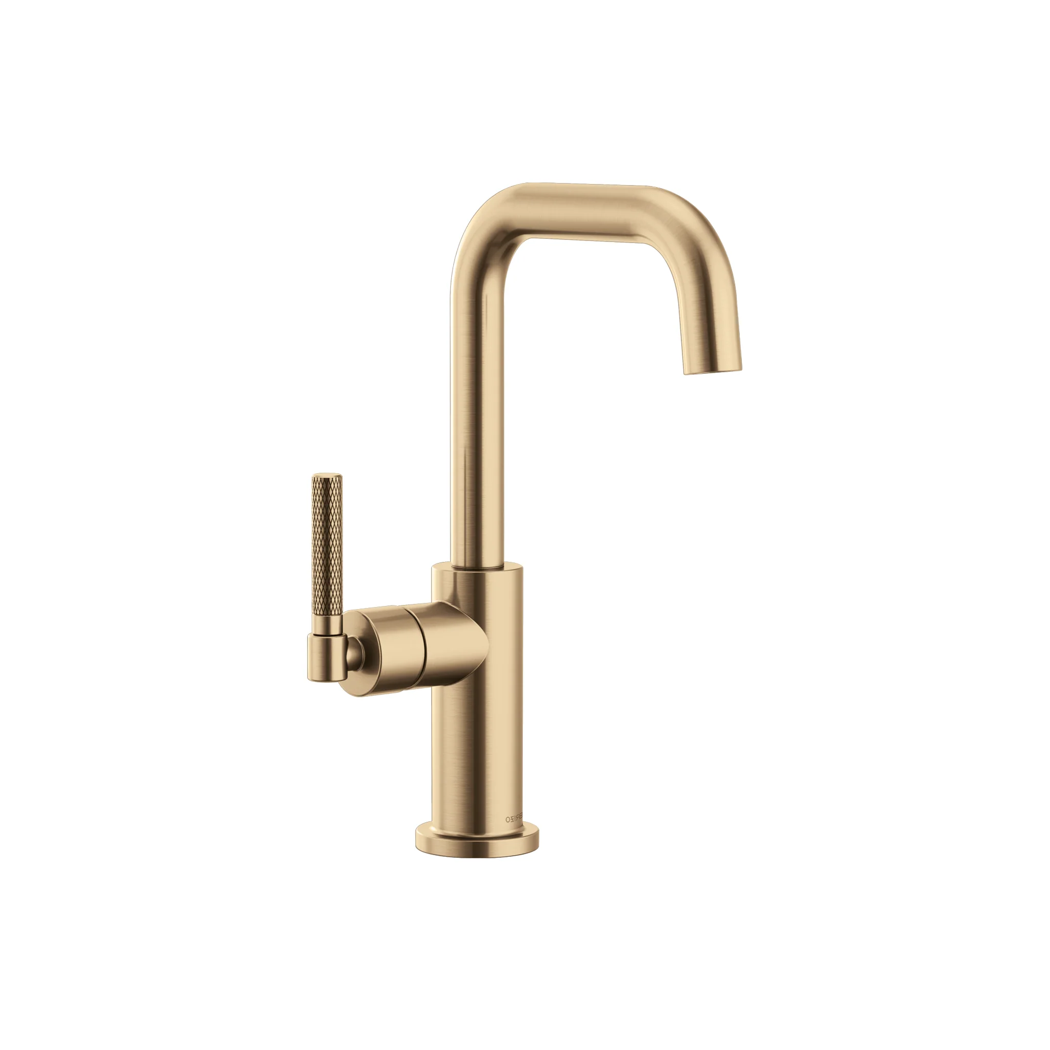 LITZE® BAR FAUCET WITH SQUARE SPOUT AND KNURLED HANDLE
