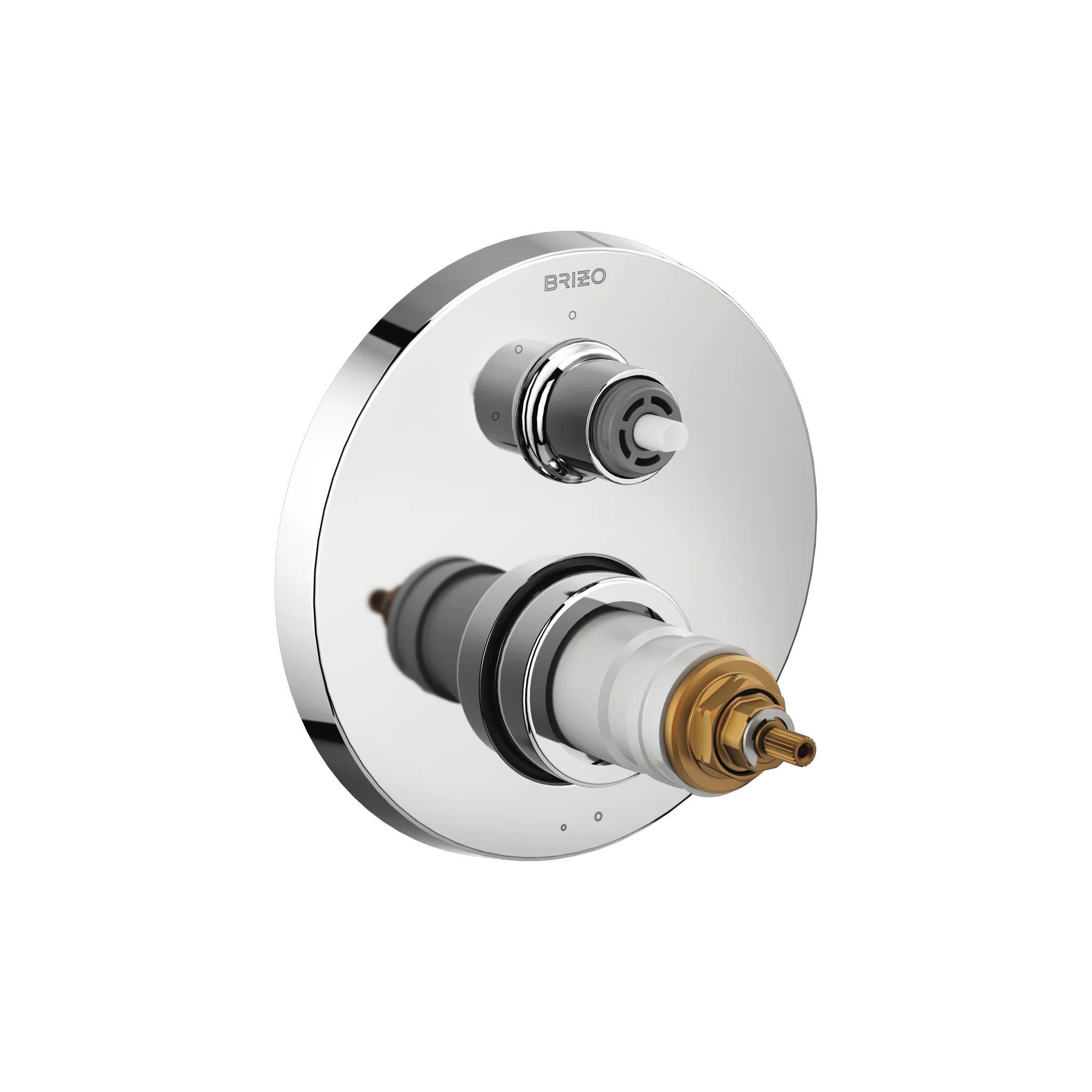 LITZEĀ® TEMPASSUREĀ® THERMOSTATIC VALVE WITH 3-FUNCTION DIVERTER TRIM - LESS HANDLES