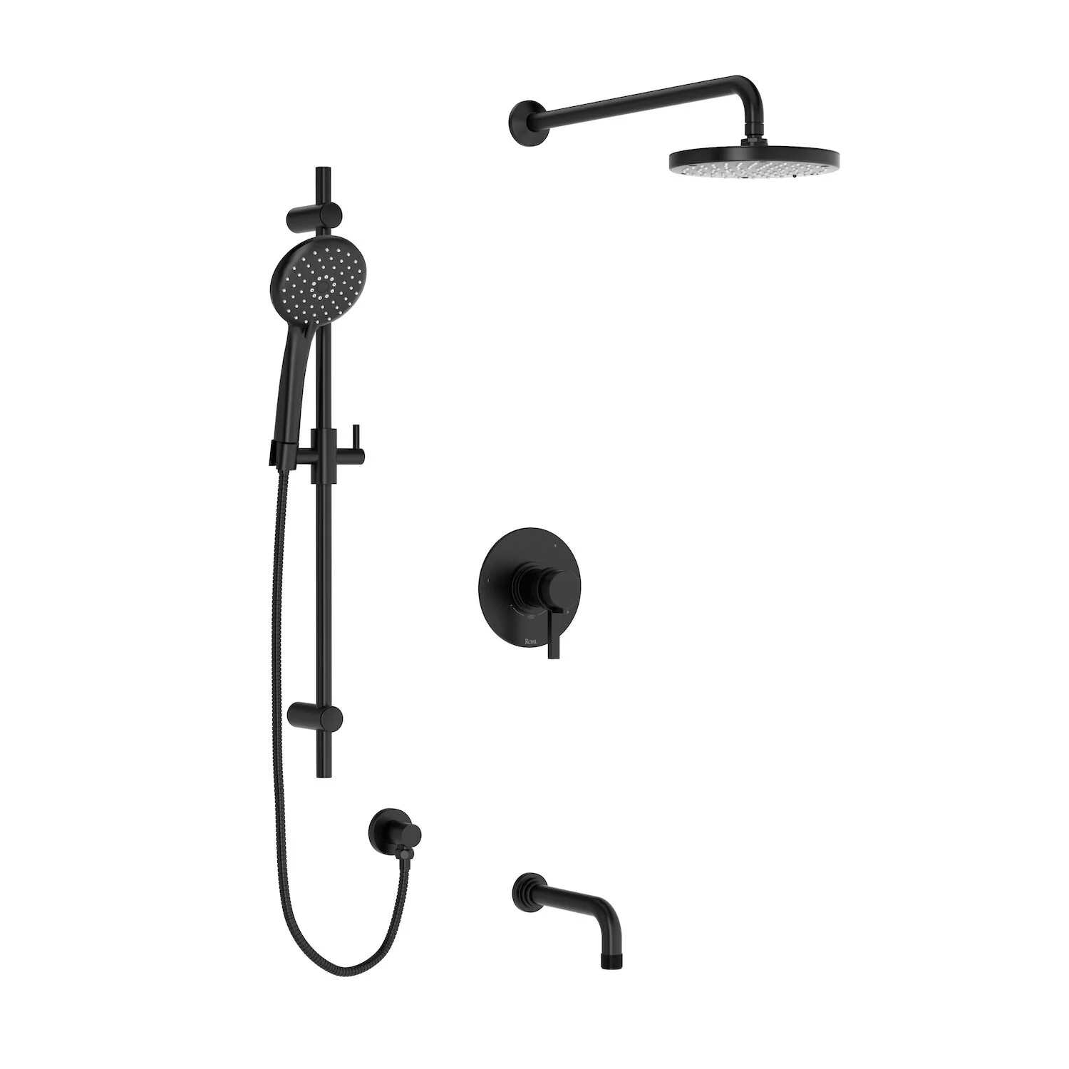 LOMBARDIA 1/2" THERMOSTATIC & PRESSURE BALANCE 3 FUNCTION SYSTEM WITH INTEGRATED VOLUME CONTROL - Image 2