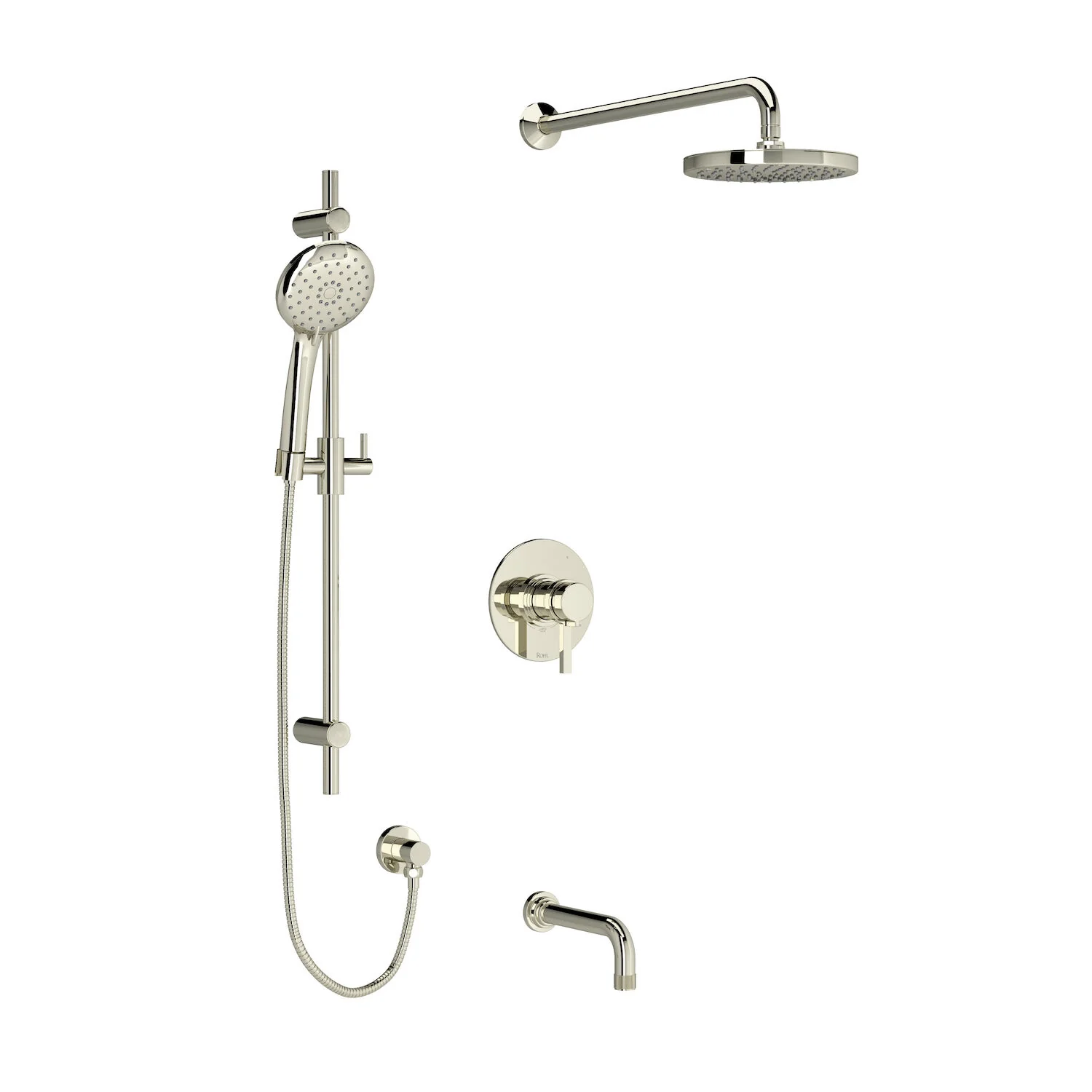 LOMBARDIA 1/2" THERMOSTATIC & PRESSURE BALANCE 3 FUNCTION SYSTEM WITH INTEGRATED VOLUME CONTROL - Image 3
