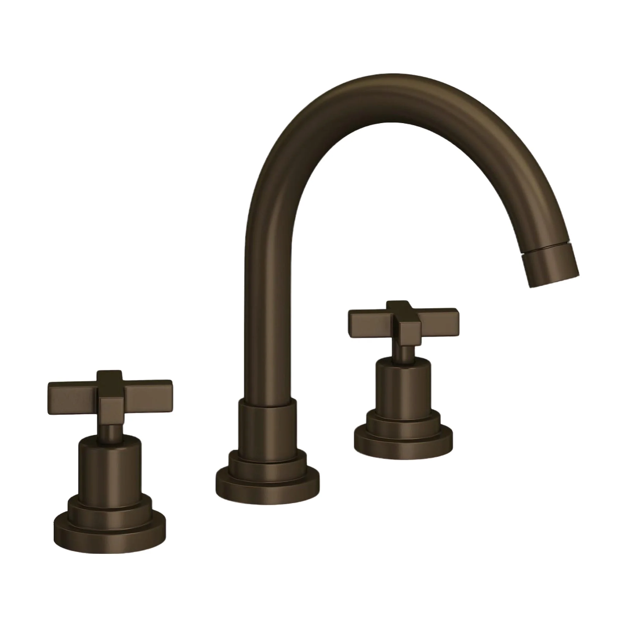 LOMBARDIA® WIDESPREAD LAVATORY FAUCET WITH C-SPOUT (CROSS HANDLE) - Image 5