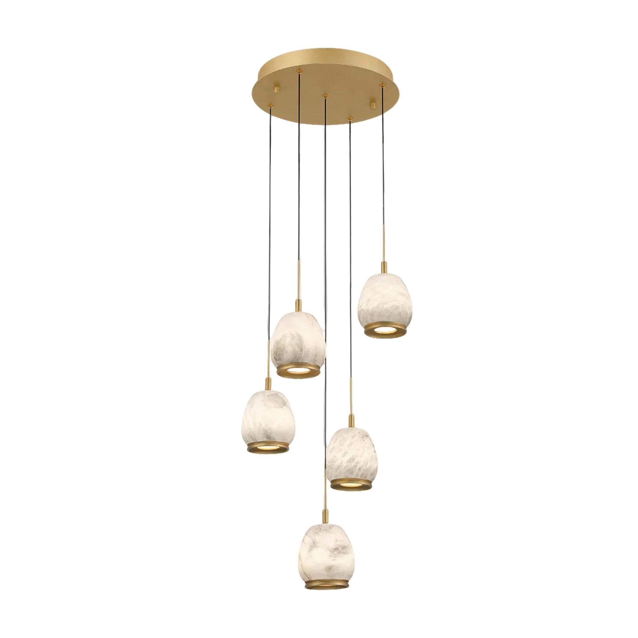 LUCIDATA ROUND LED CHANDELIER (MULTIPLE SIZES) - Image 2