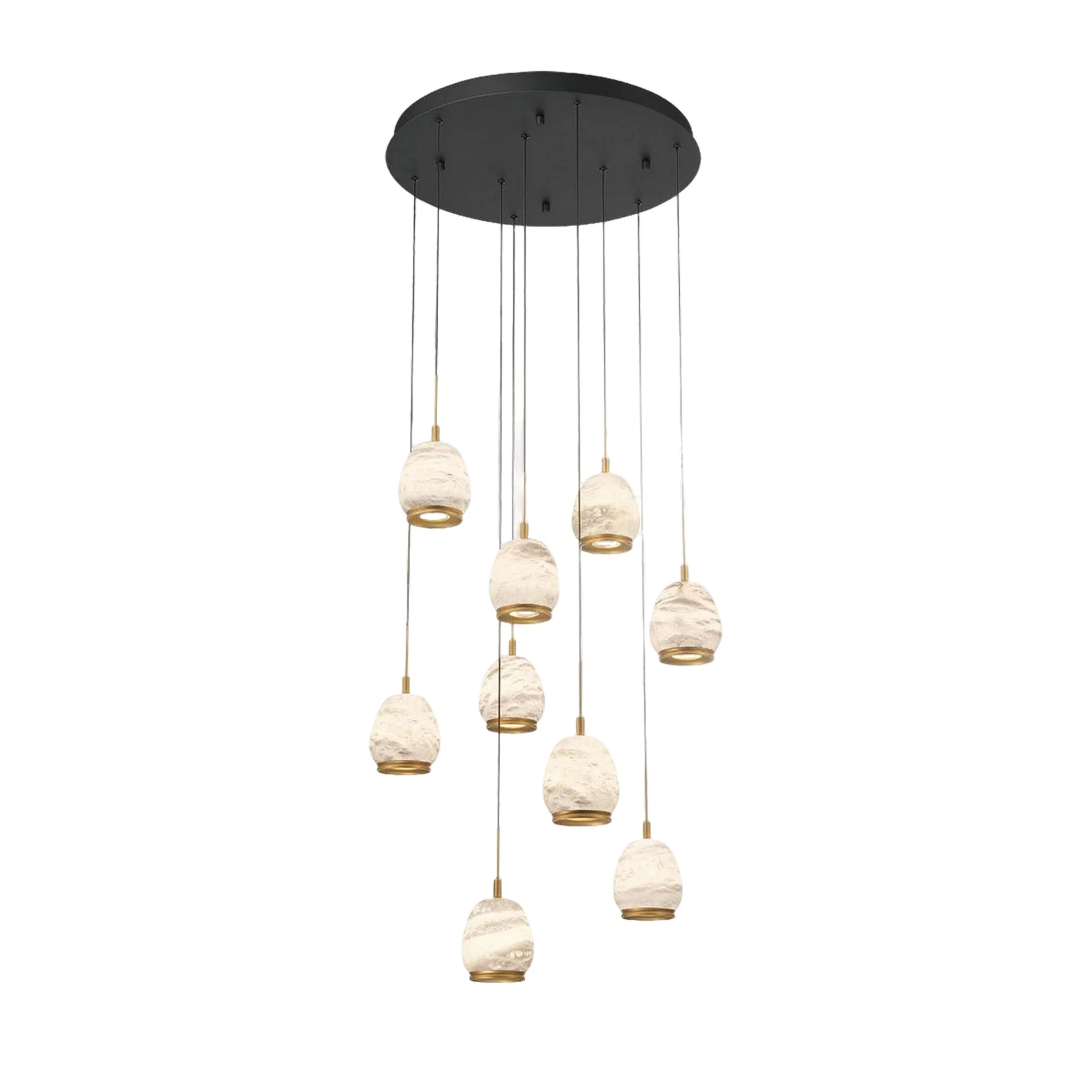 LUCIDATA ROUND LED CHANDELIER (MULTIPLE SIZES) - Image 3