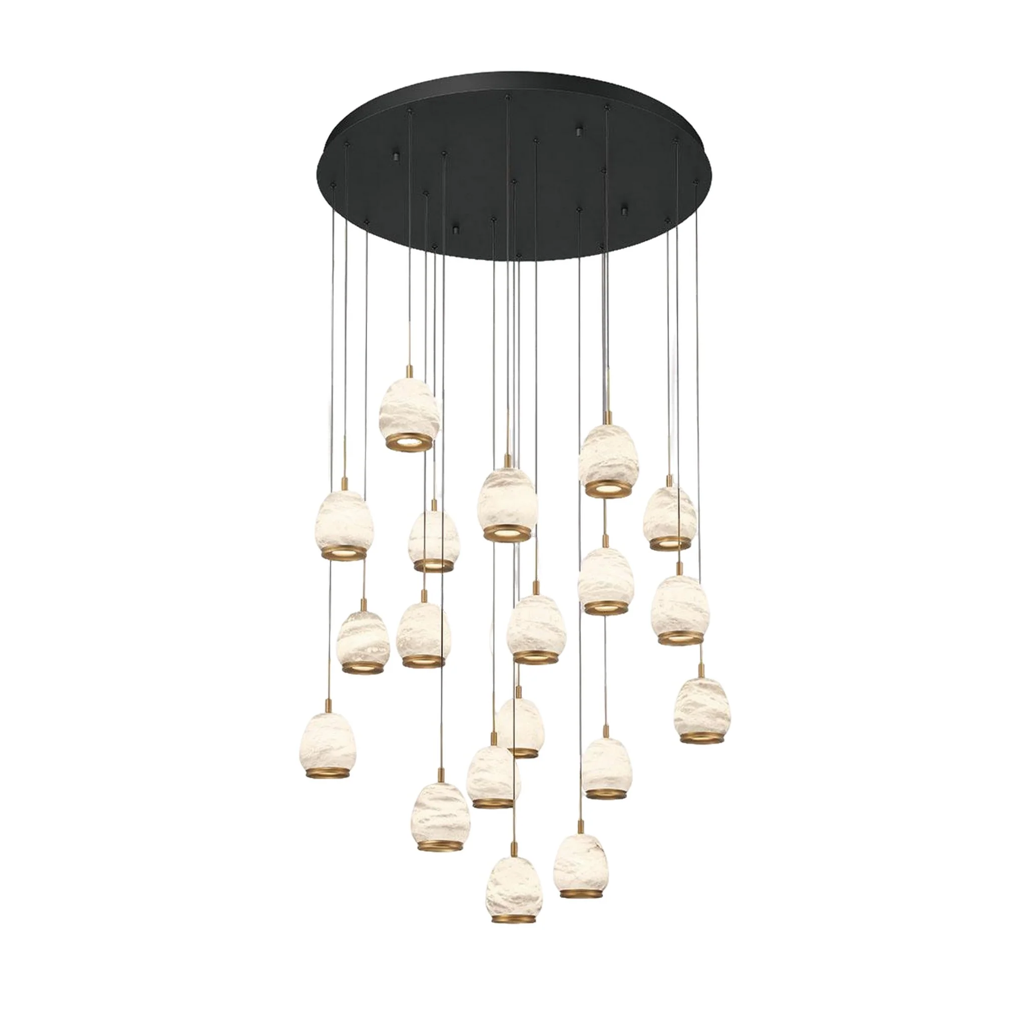 LUCIDATA ROUND LED CHANDELIER (MULTIPLE SIZES) - Image 5