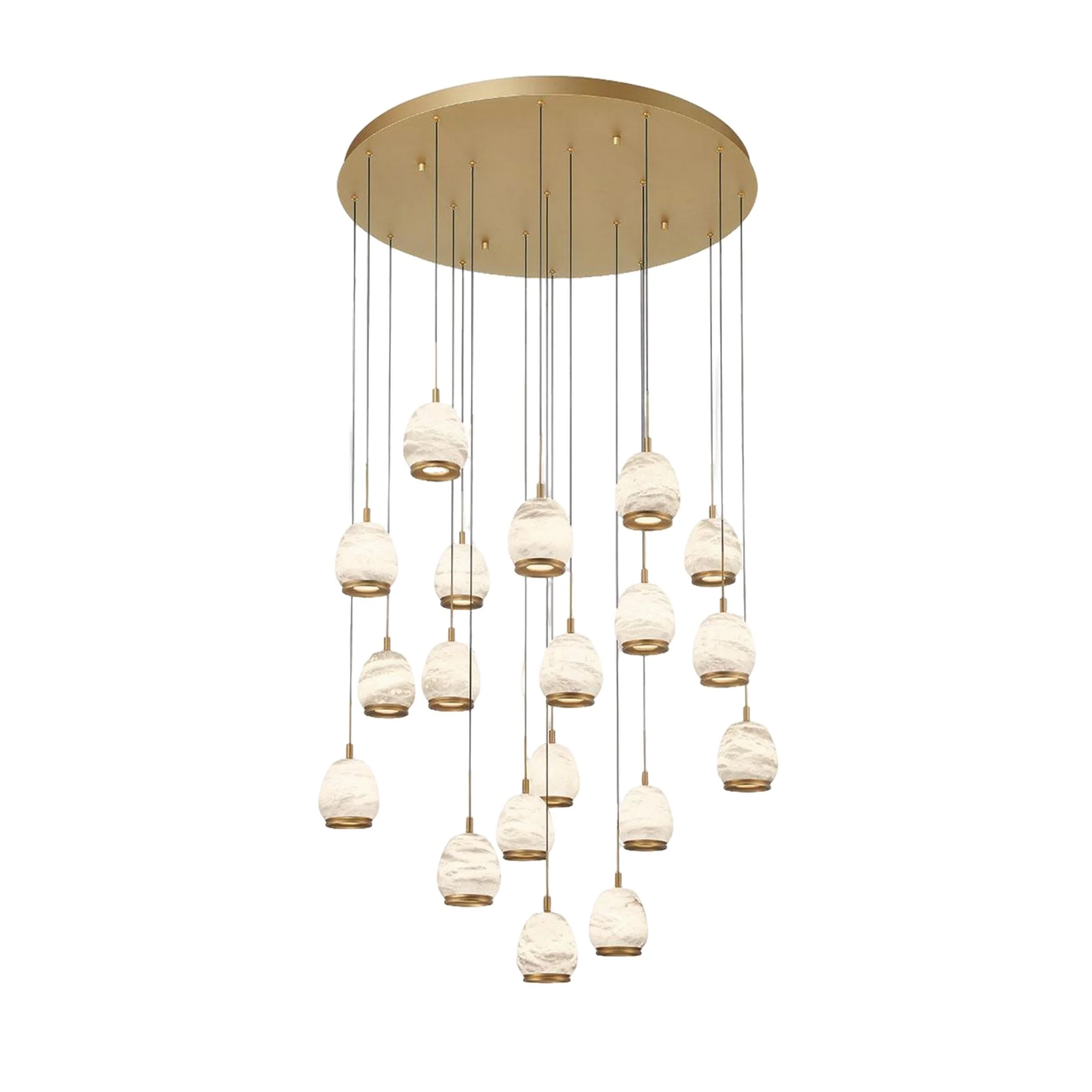 LUCIDATA ROUND LED CHANDELIER (MULTIPLE SIZES) - Image 6