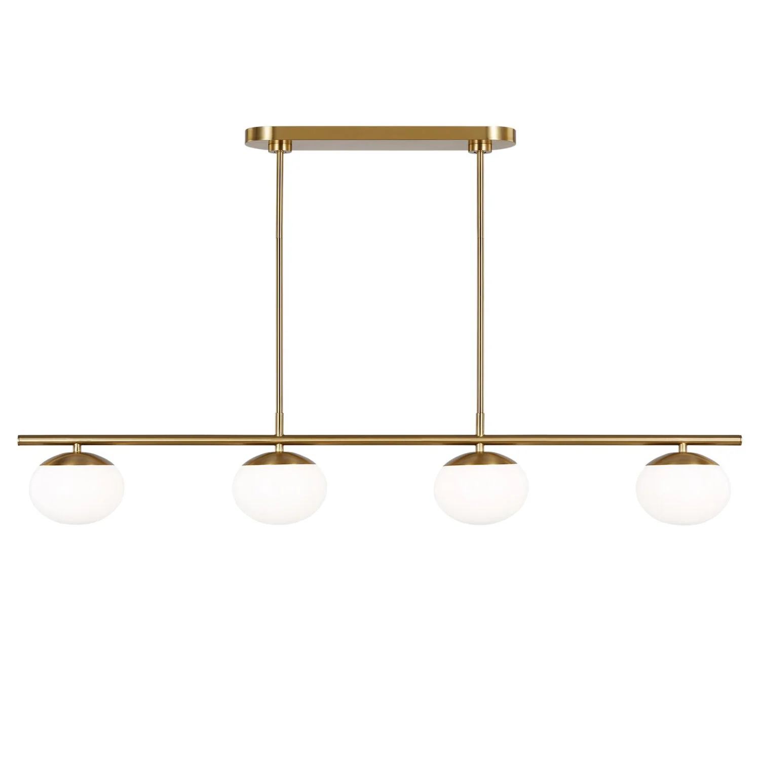 LUNE MEDIUM 4-LIGHT LINEAR CHANDELIER - Image 2