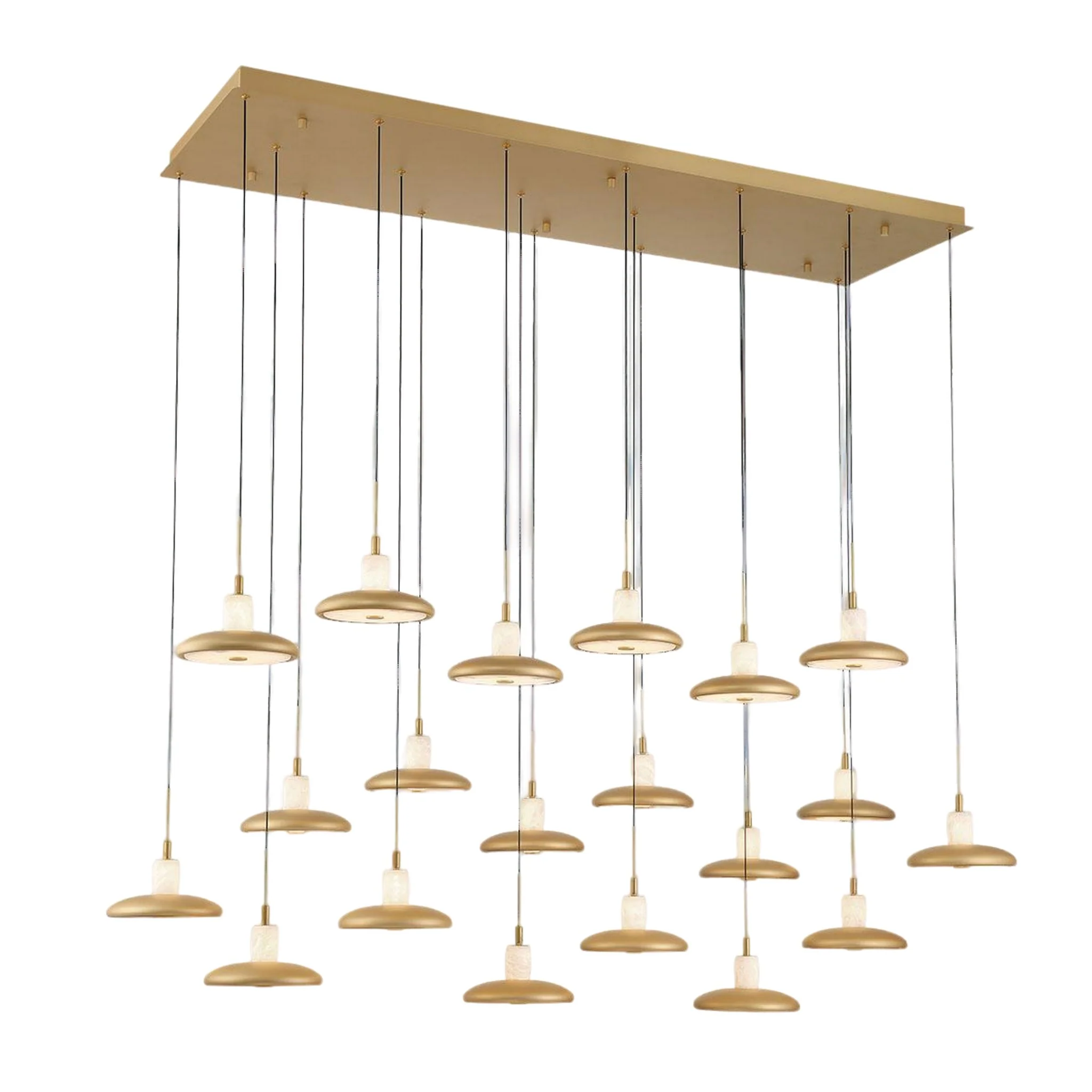MANTOVA RECTANGULAR LED CHANDELIER (MULTIPLE SIZES) - Image 8