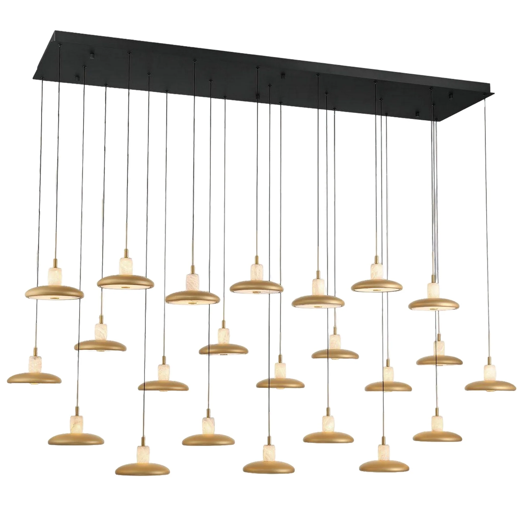MANTOVA RECTANGULAR LED CHANDELIER (MULTIPLE SIZES) - Image 9