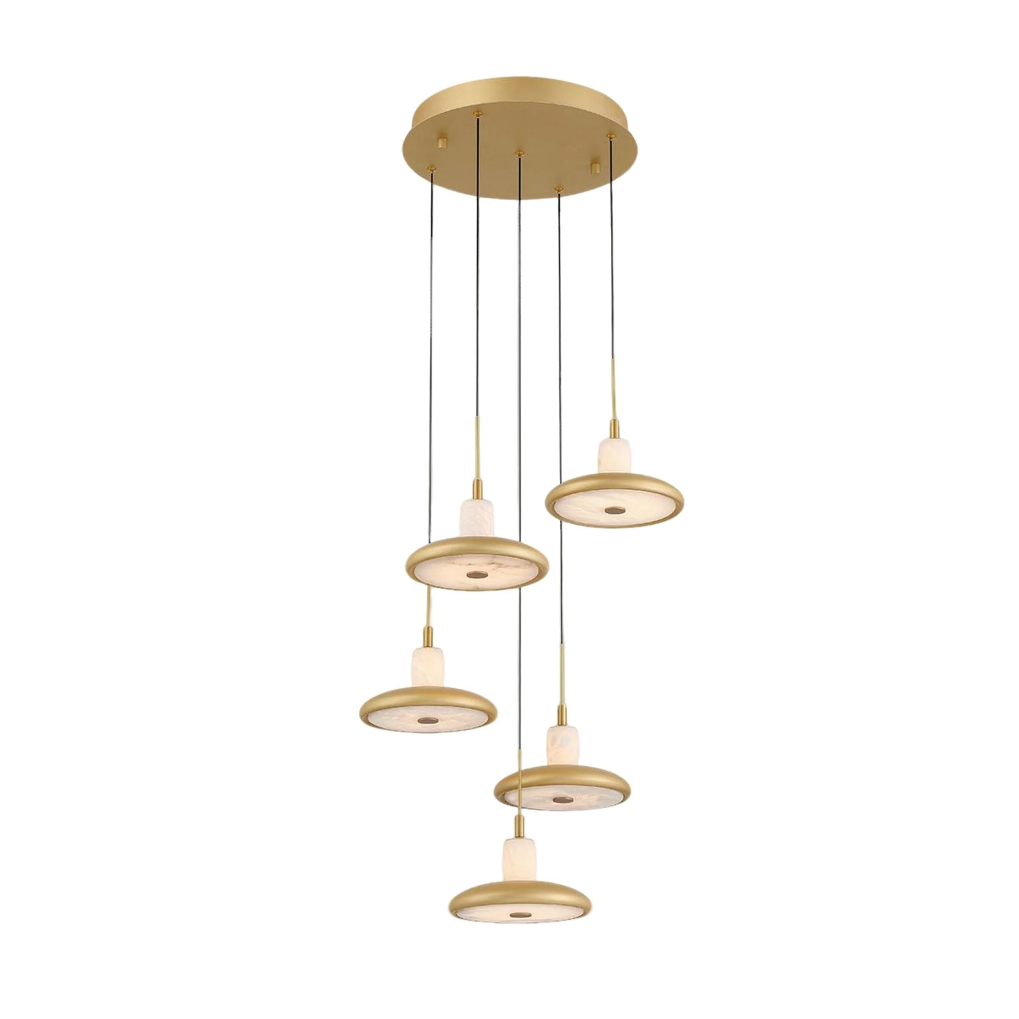 MANTOVA ROUND LED CHANDELIER (MULTIPLE SIZES) - Image 2