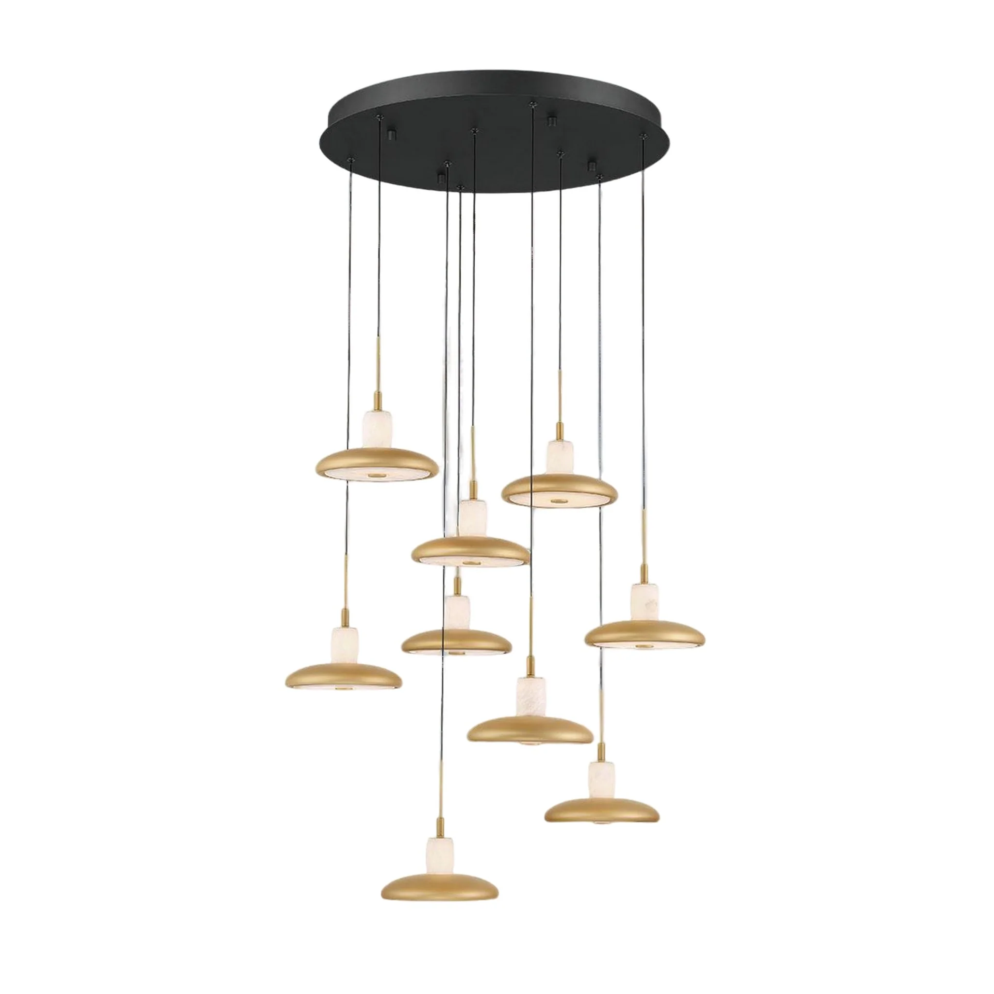 MANTOVA ROUND LED CHANDELIER (MULTIPLE SIZES) - Image 3