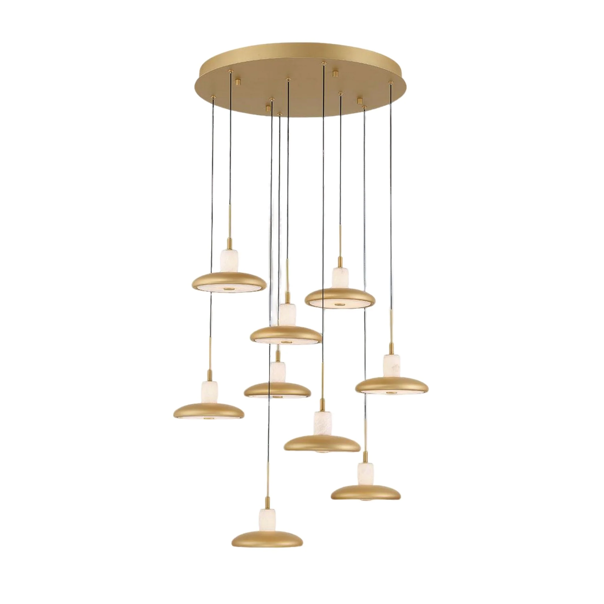 MANTOVA ROUND LED CHANDELIER (MULTIPLE SIZES) - Image 4