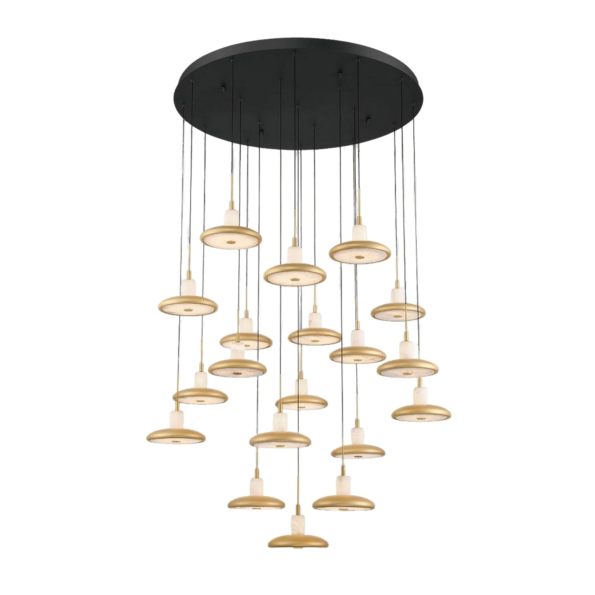 MANTOVA ROUND LED CHANDELIER (MULTIPLE SIZES) - Image 5