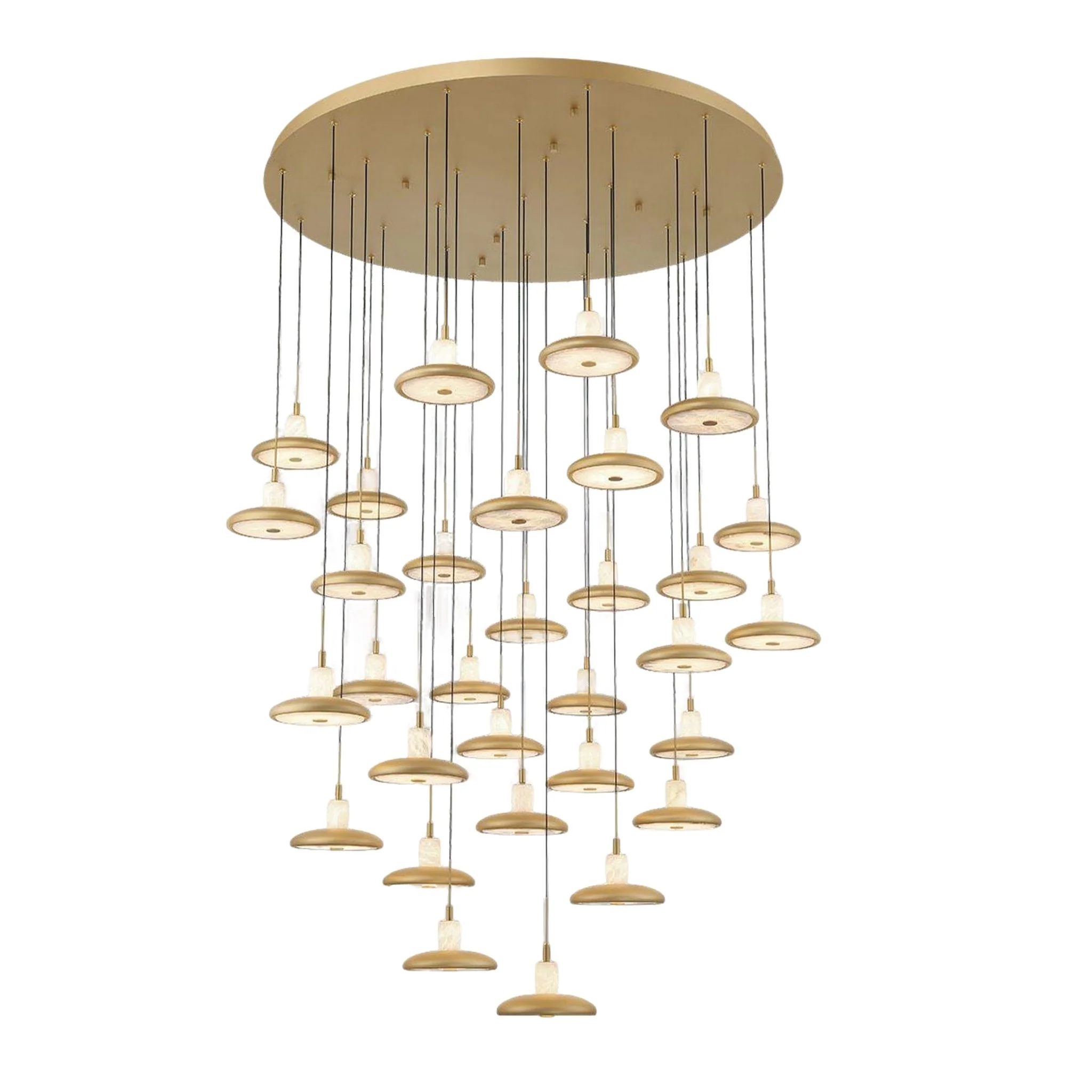 MANTOVA ROUND LED CHANDELIER (MULTIPLE SIZES) - Image 9