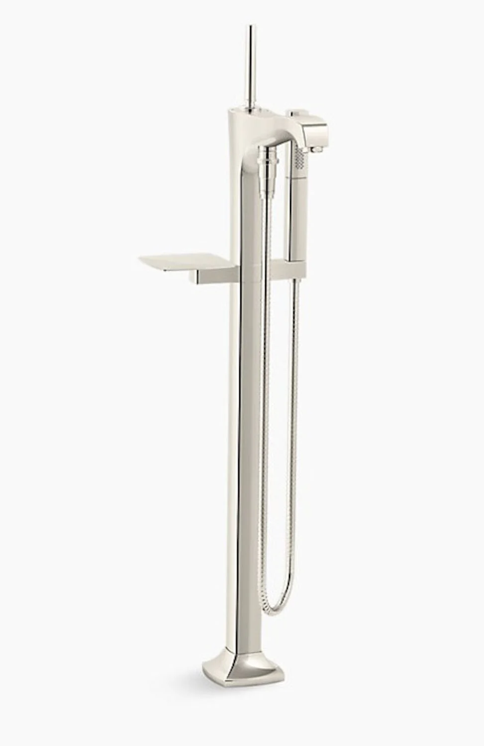 MARGAUX® FLOOR MOUNT BATH FILLER TRIM WITH HANDSHOWER - Image 3