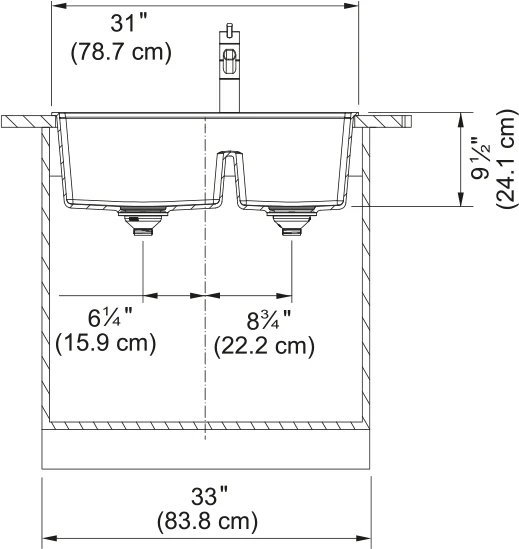 MARIS LOW DIVIDE TOPMOUNT SINK - Image 10