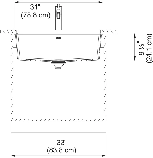 MARIS SINGLE BOWL UNDERMOUNT SINK - Image 10