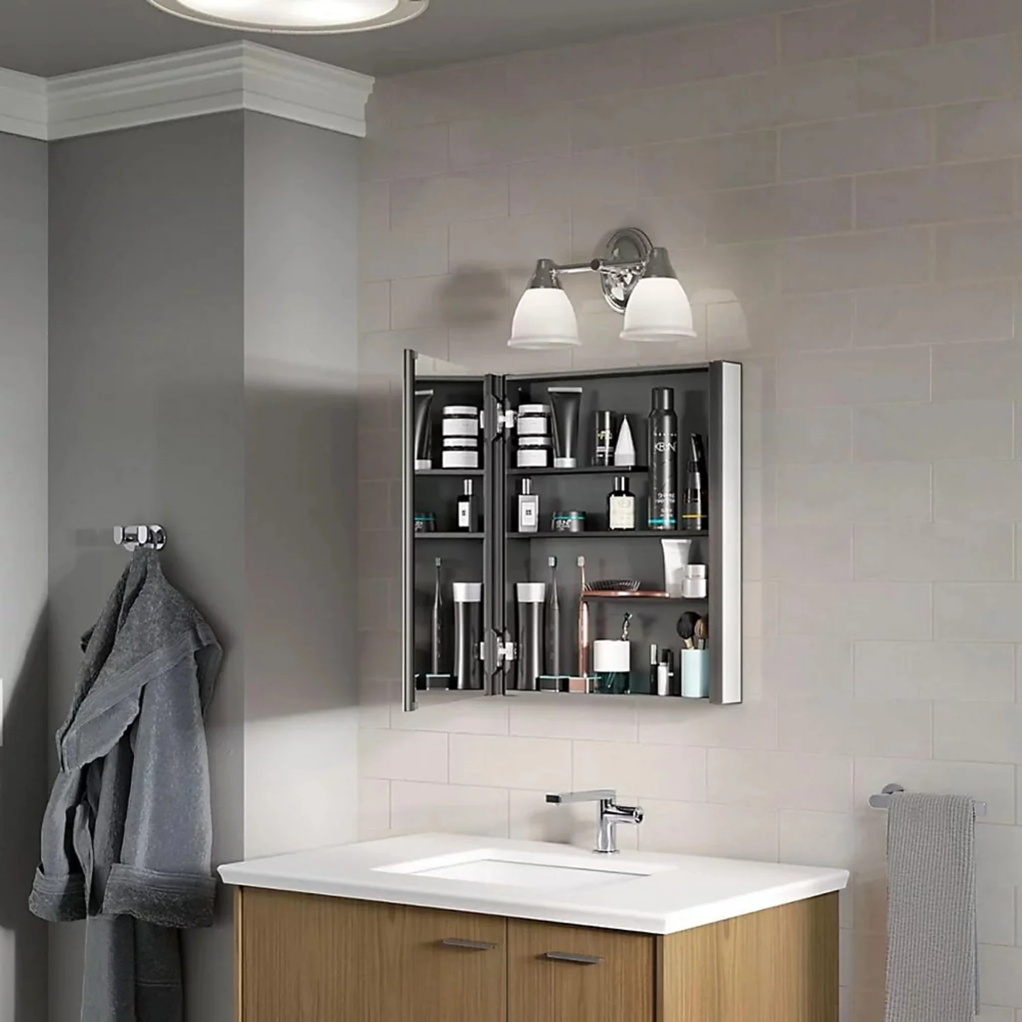 MAXSTOW 20 X 24 INCHES MEDICINE CABINET - Image 4