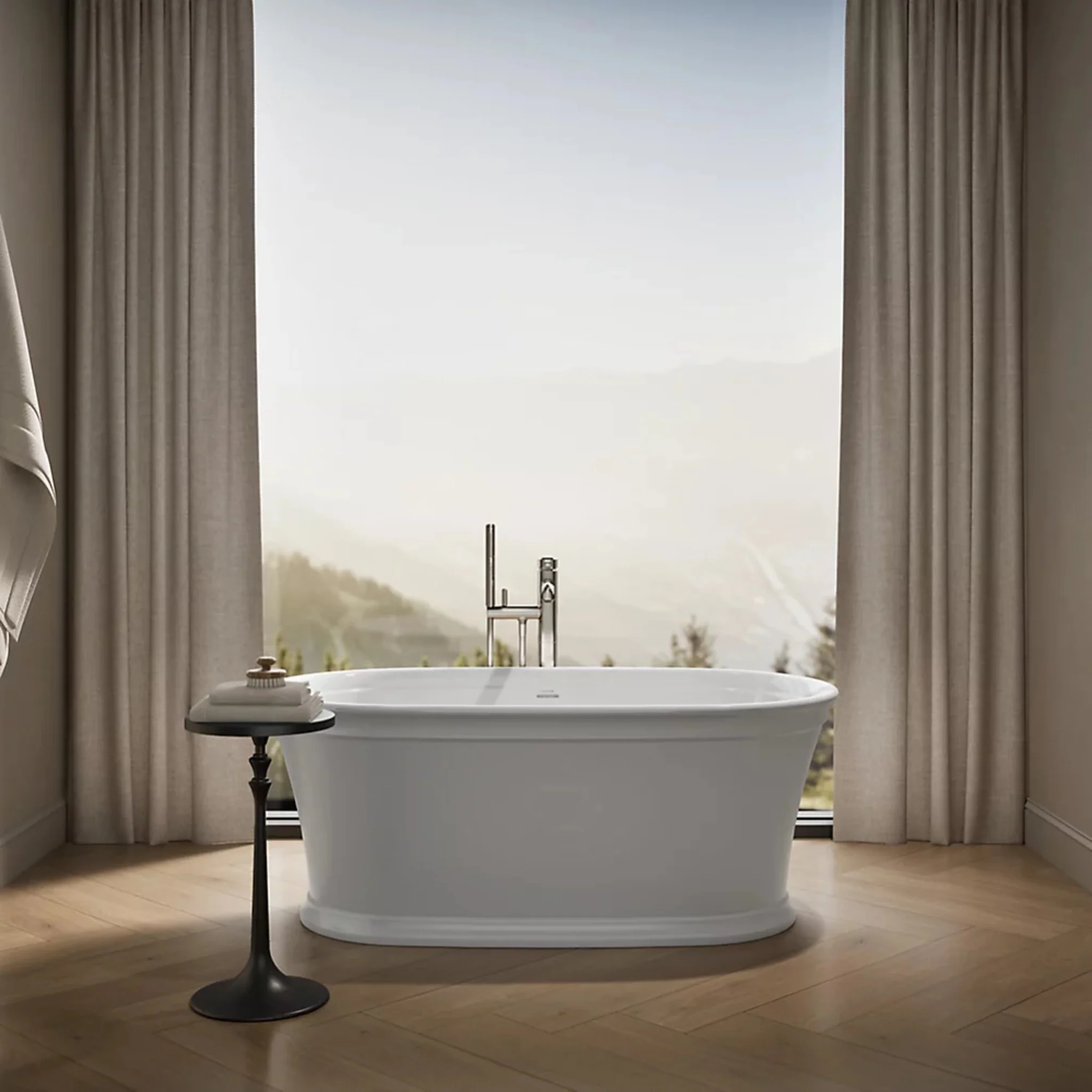 MEMOIRS 60 X 34 INCHES FREESTANDING BATHTUB - Image 4