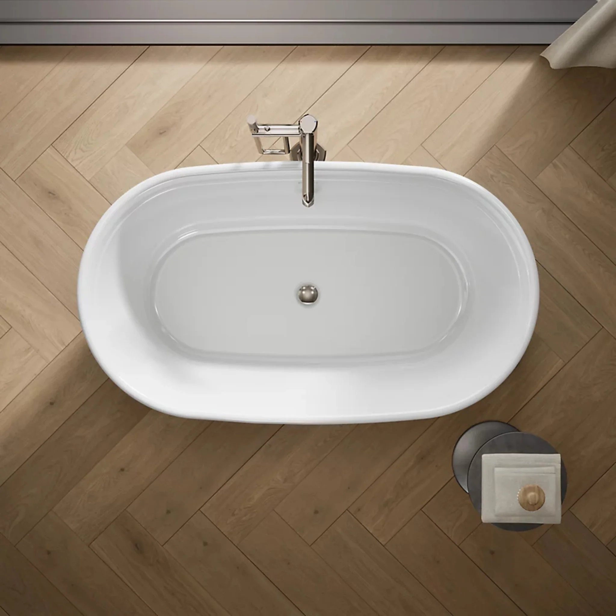 MEMOIRS 60 X 34 INCHES FREESTANDING BATHTUB - Image 7