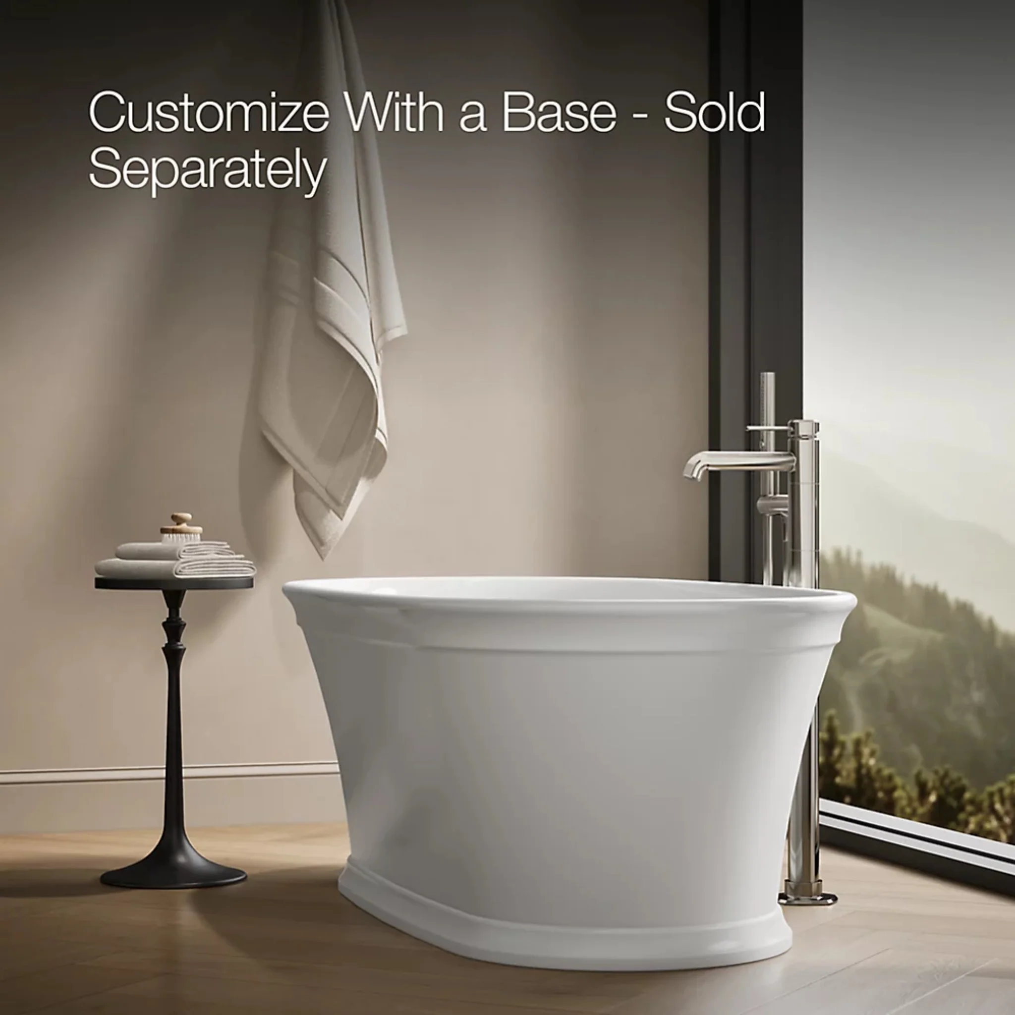MEMOIRS 60 X 34 INCHES FREESTANDING BATHTUB - Image 8