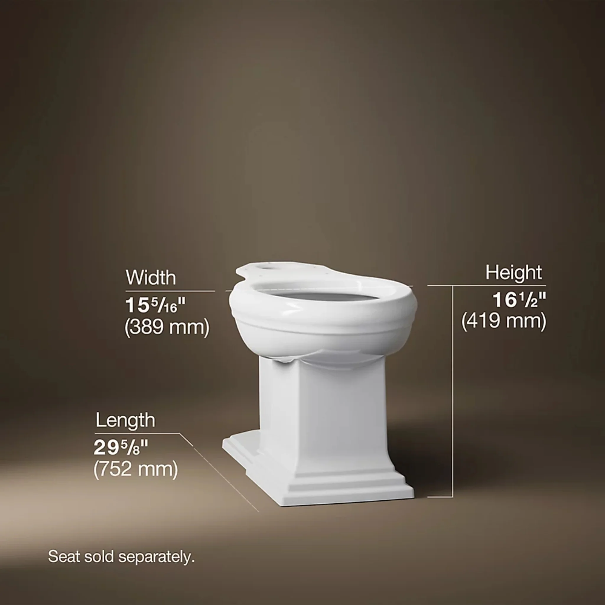 MEMOIRS ELONGATED TOILET BOWL WITH CONCEALED TRAPWAY - Image 18