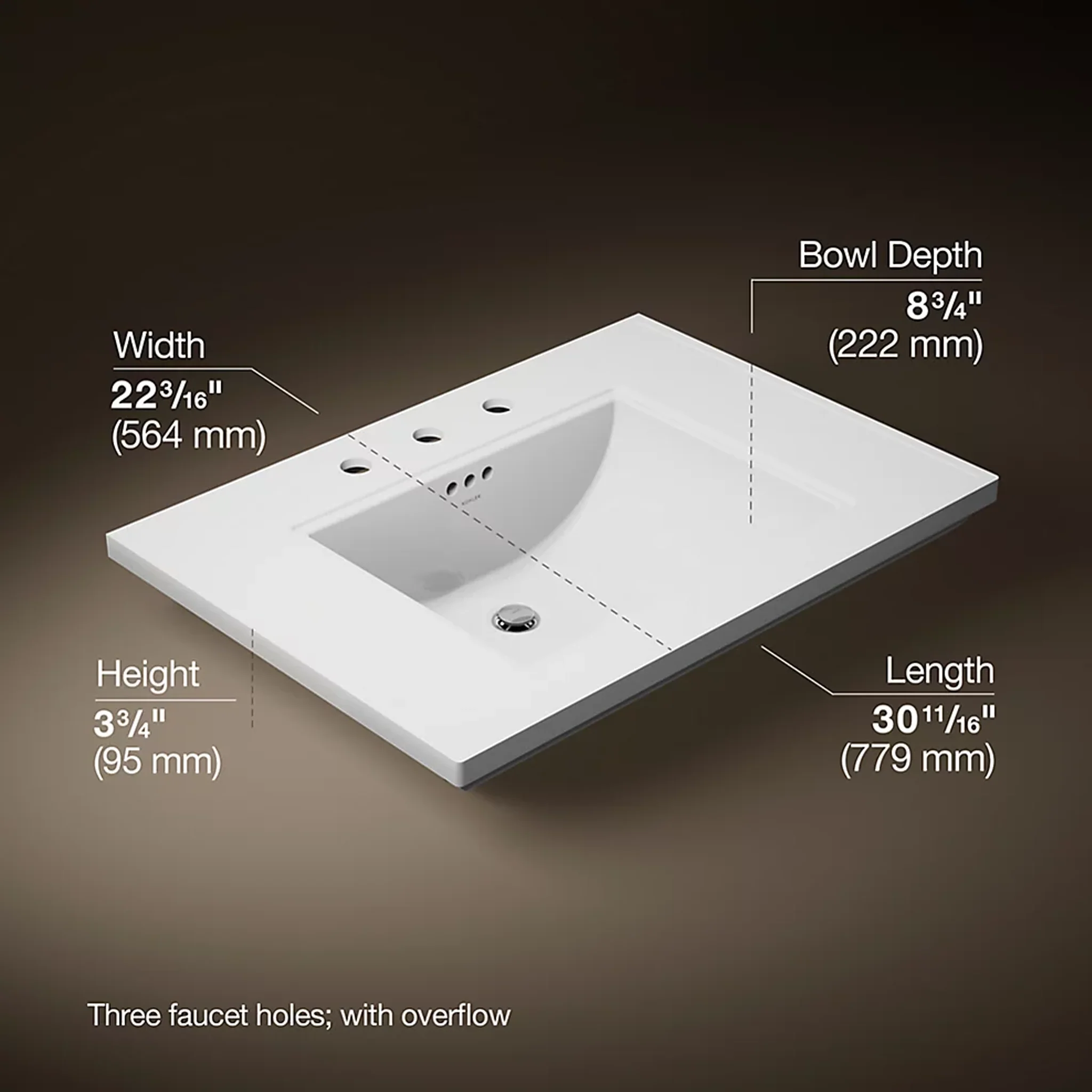 MEMOIRS® STATELY TABLE BATHROOM SINK - Image 4