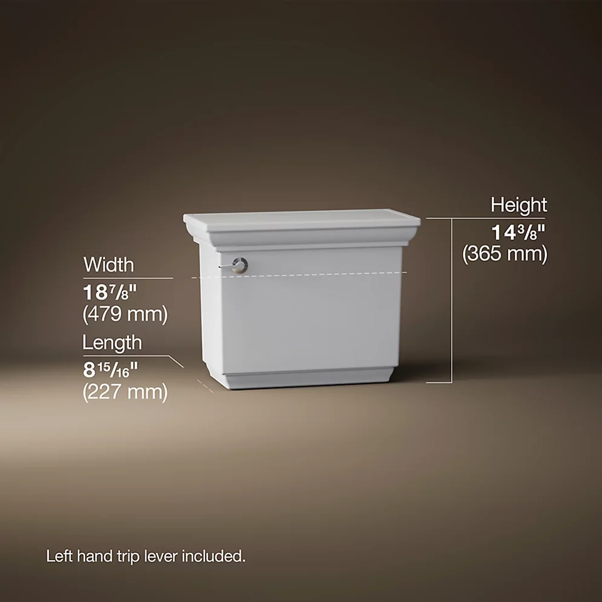 MEMOIRS® STATELY TWO-PIECE TOILET (TANK ONLY) - Image 8