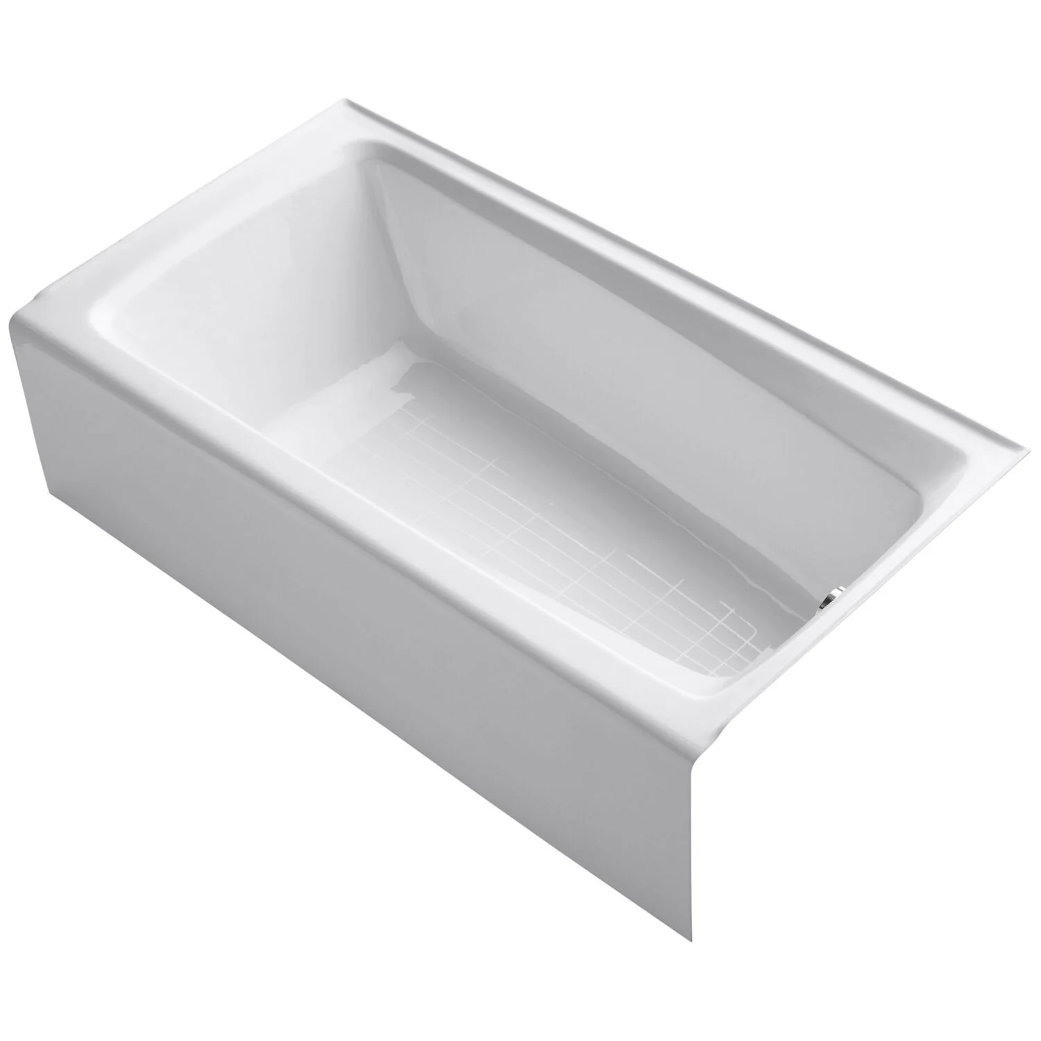 MENDOTA® 60 X 32 INCHES ALCOVE BATHTUB WITH INTEGRAL APRON AND RIGHT-HAND DRAIN