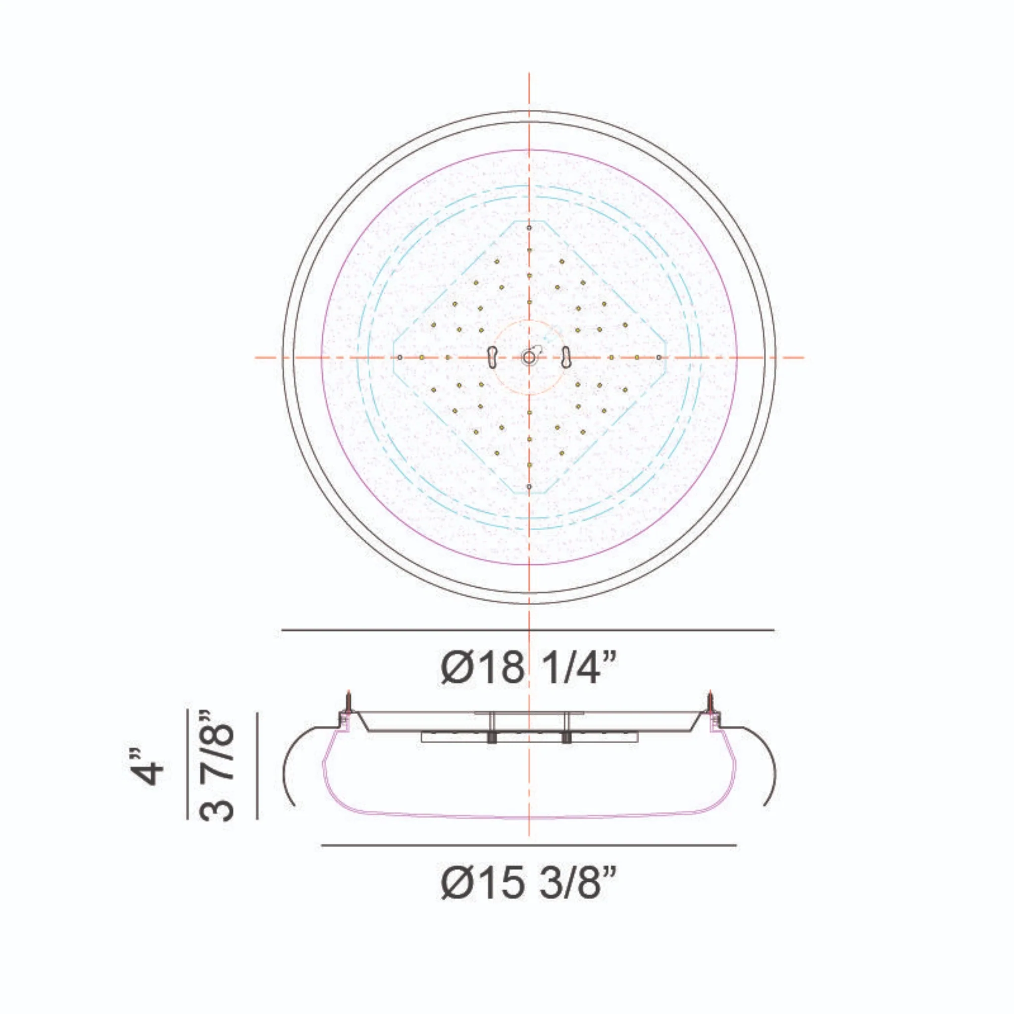 MILIA 1-LIGHT LED FLUSH MOUNT (MULTIPLE SIZES) - Image 7