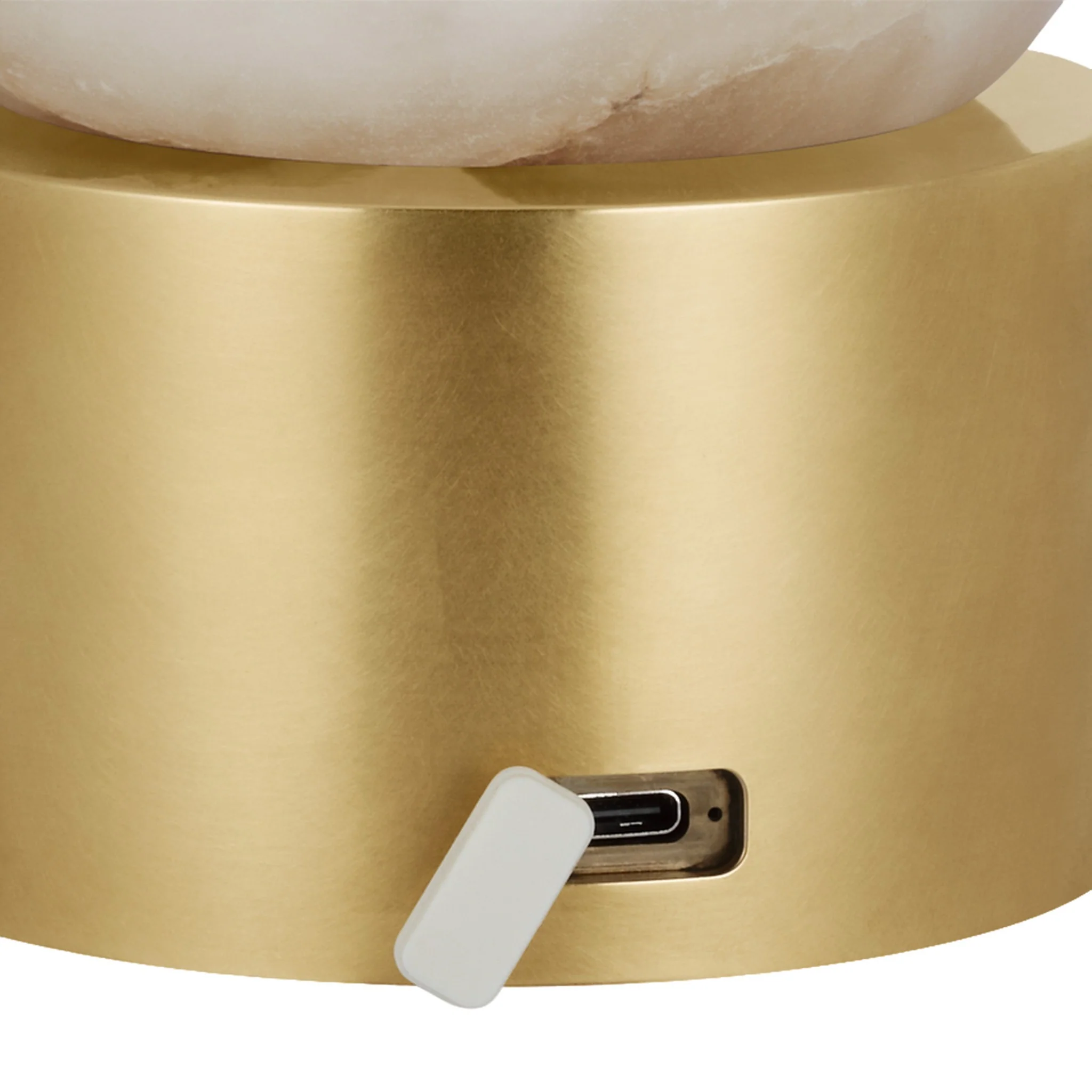MINA ALABASTER ACCENT RECHARGEABLE TABLE LAMP - Image 5