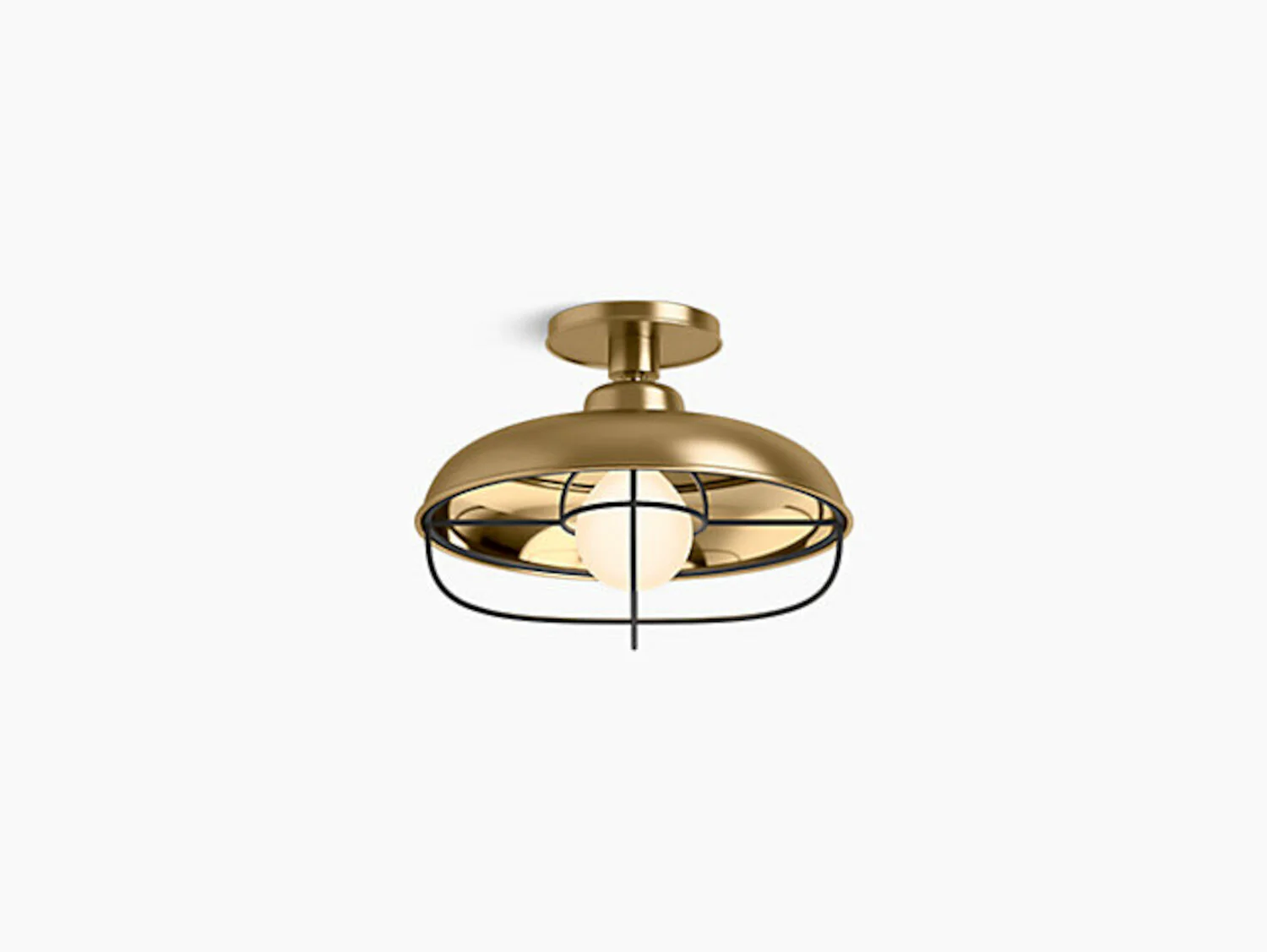 MODERN FARM 1-LIGHT FLUSH MOUNT - Image 2