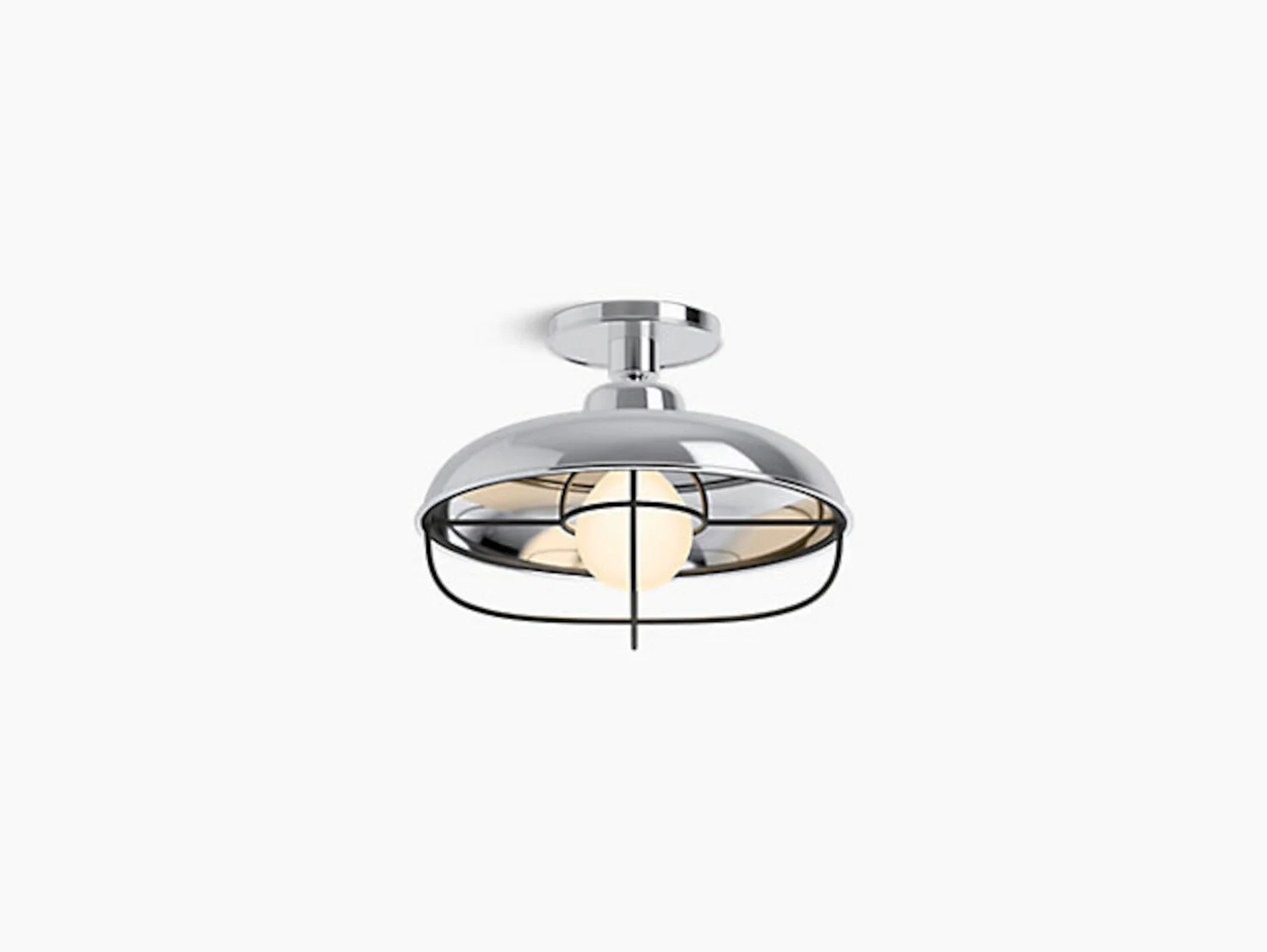 MODERN FARM 1-LIGHT FLUSH MOUNT - Image 3