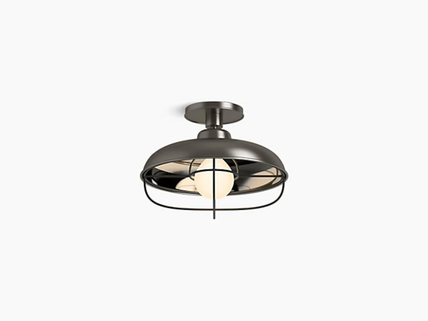 MODERN FARM 1-LIGHT FLUSH MOUNT - Image 4