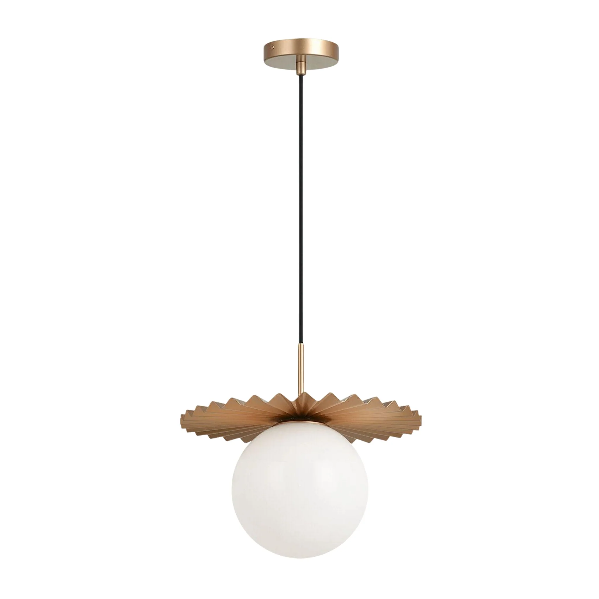 MODERN RUFF 1 LIGHT PENDANT - Image 2