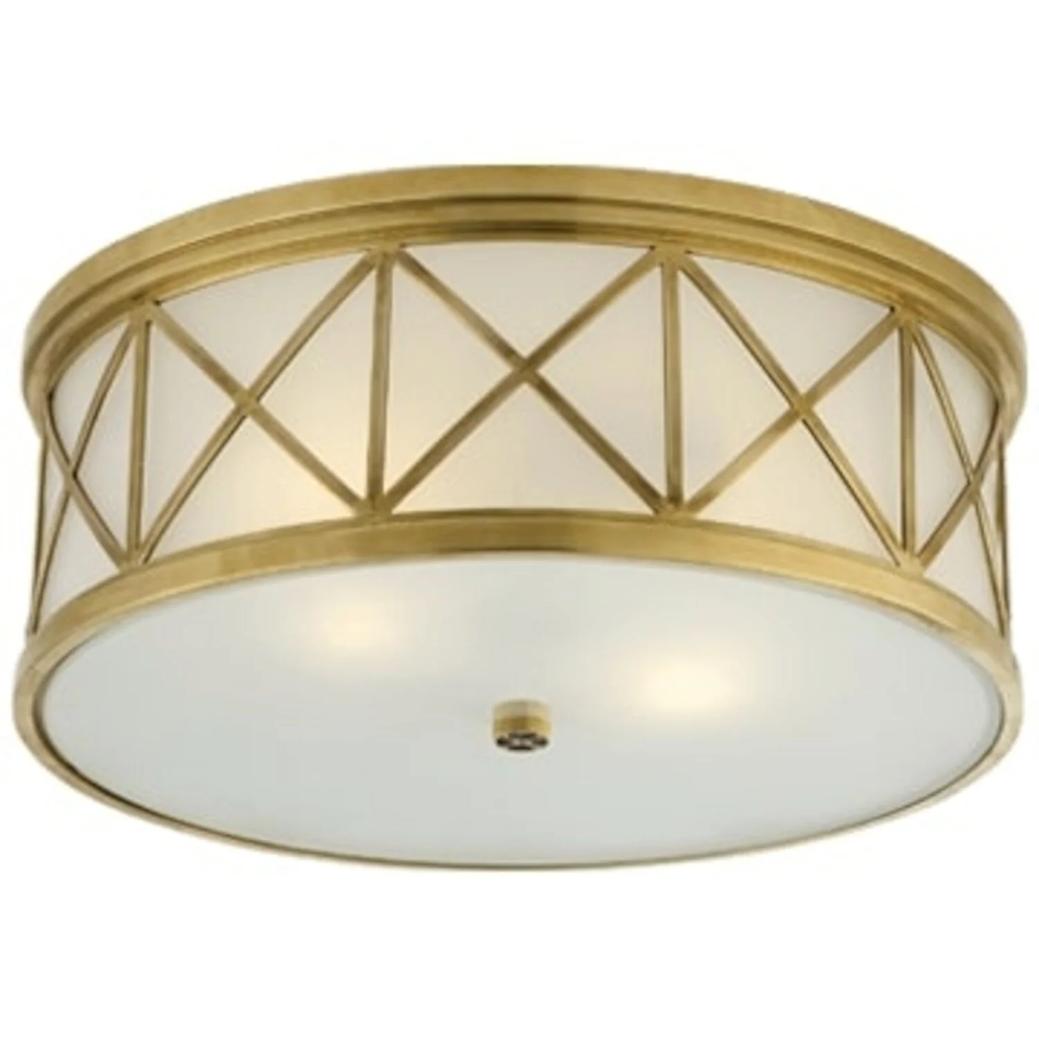 MONTPELIER LARGE 3 LIGHT FLUSH MOUNT WITH FROSTED GLASS - Image 3