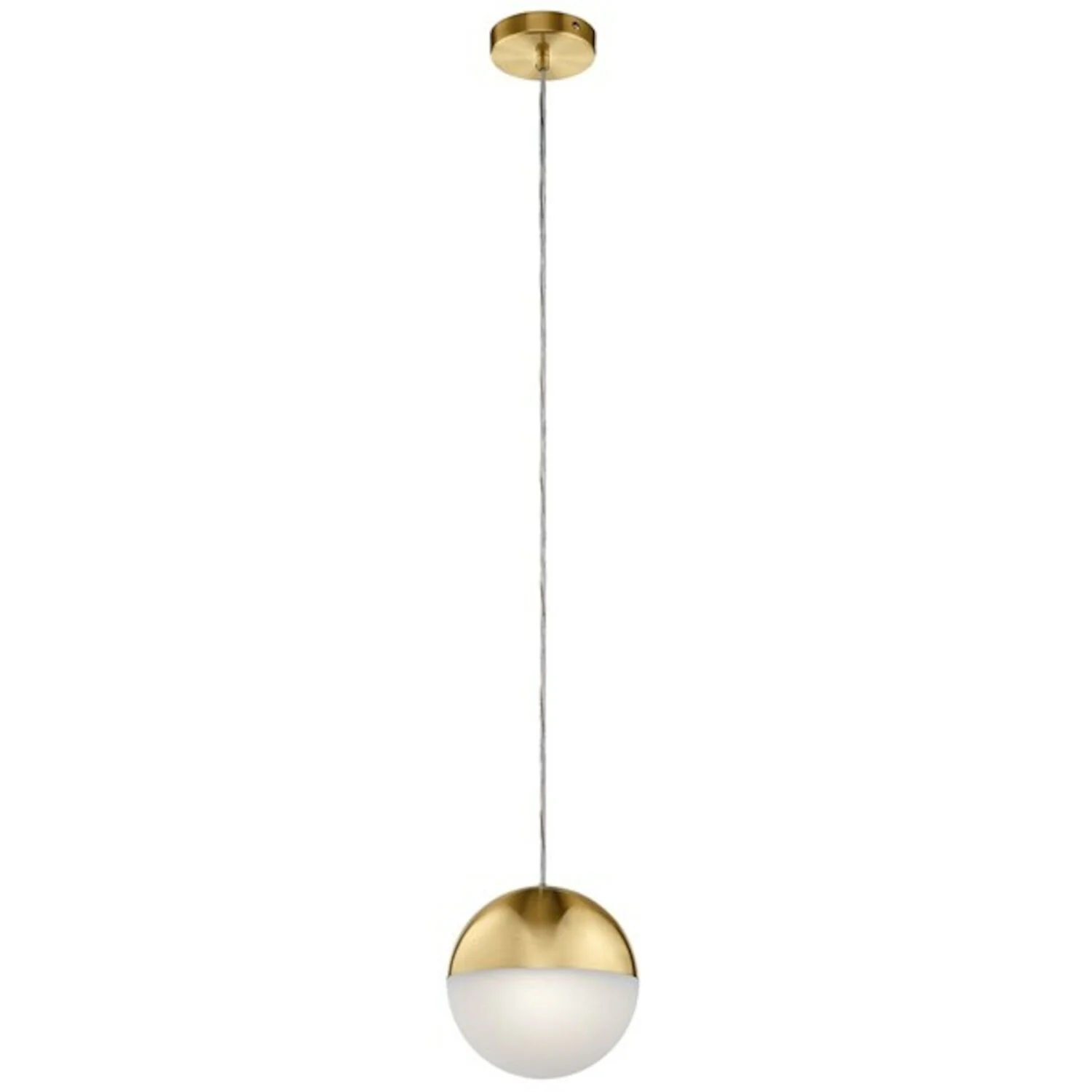 MOONLIT 8" LED PENDANT WITH ETCHED ACRYLIC