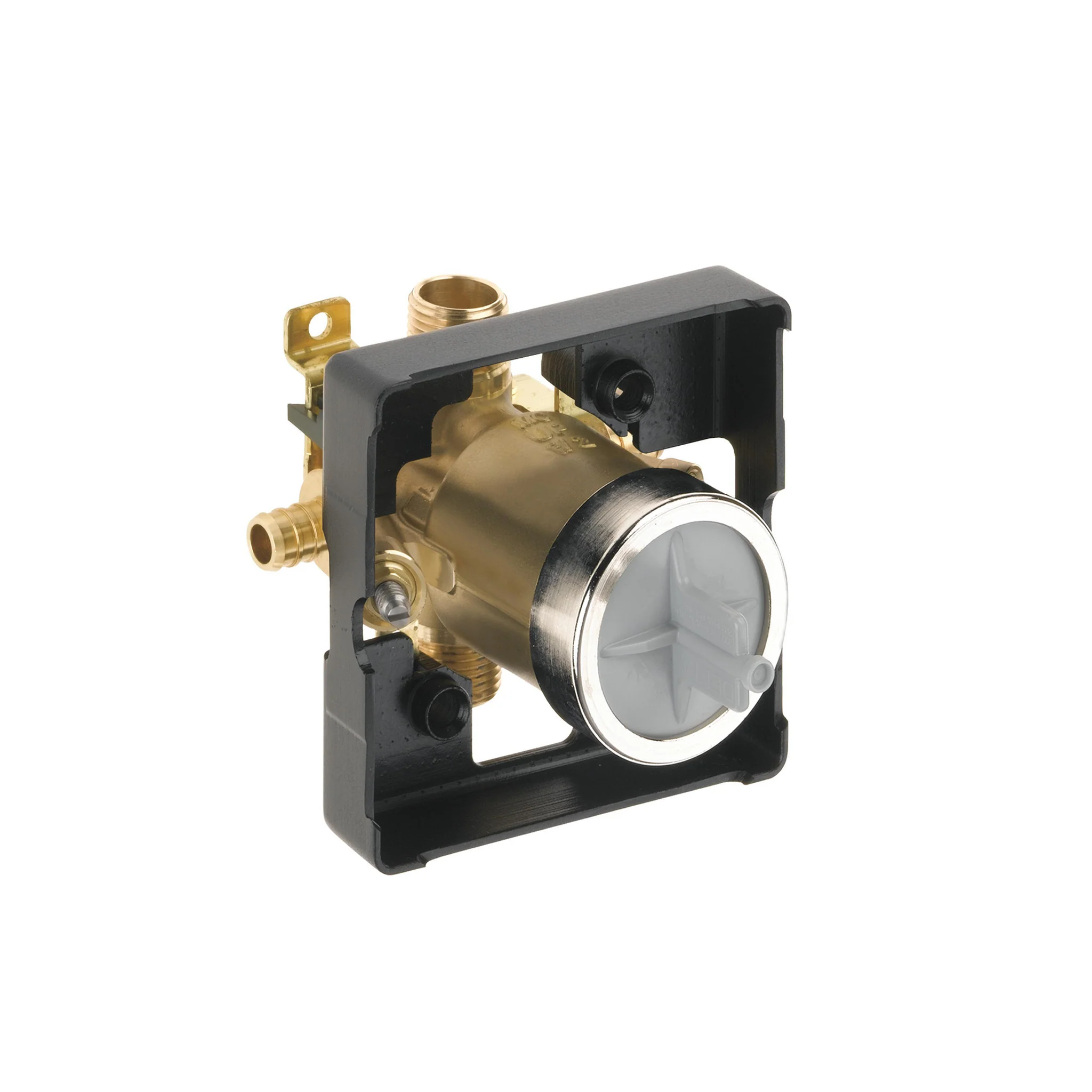 MULTICHOICE UNIVERSAL ROUGH R10000 SERIES, PEX CRIMP, UNIVERSAL INLETS/OUTLETS, WITH STOPS