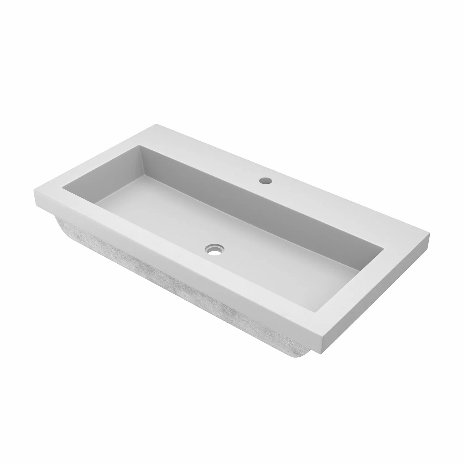 NATIVESTONE® TROUGH 3619 36-INCH RECTANGULAR BATHROOM SINK, NSL3619 - Image 3