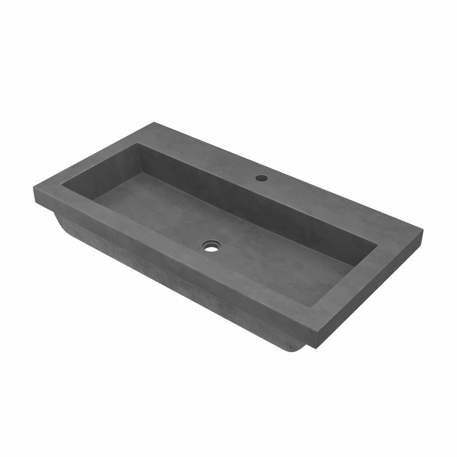 NATIVESTONE® TROUGH 3619 36-INCH RECTANGULAR BATHROOM SINK, NSL3619 - Image 4