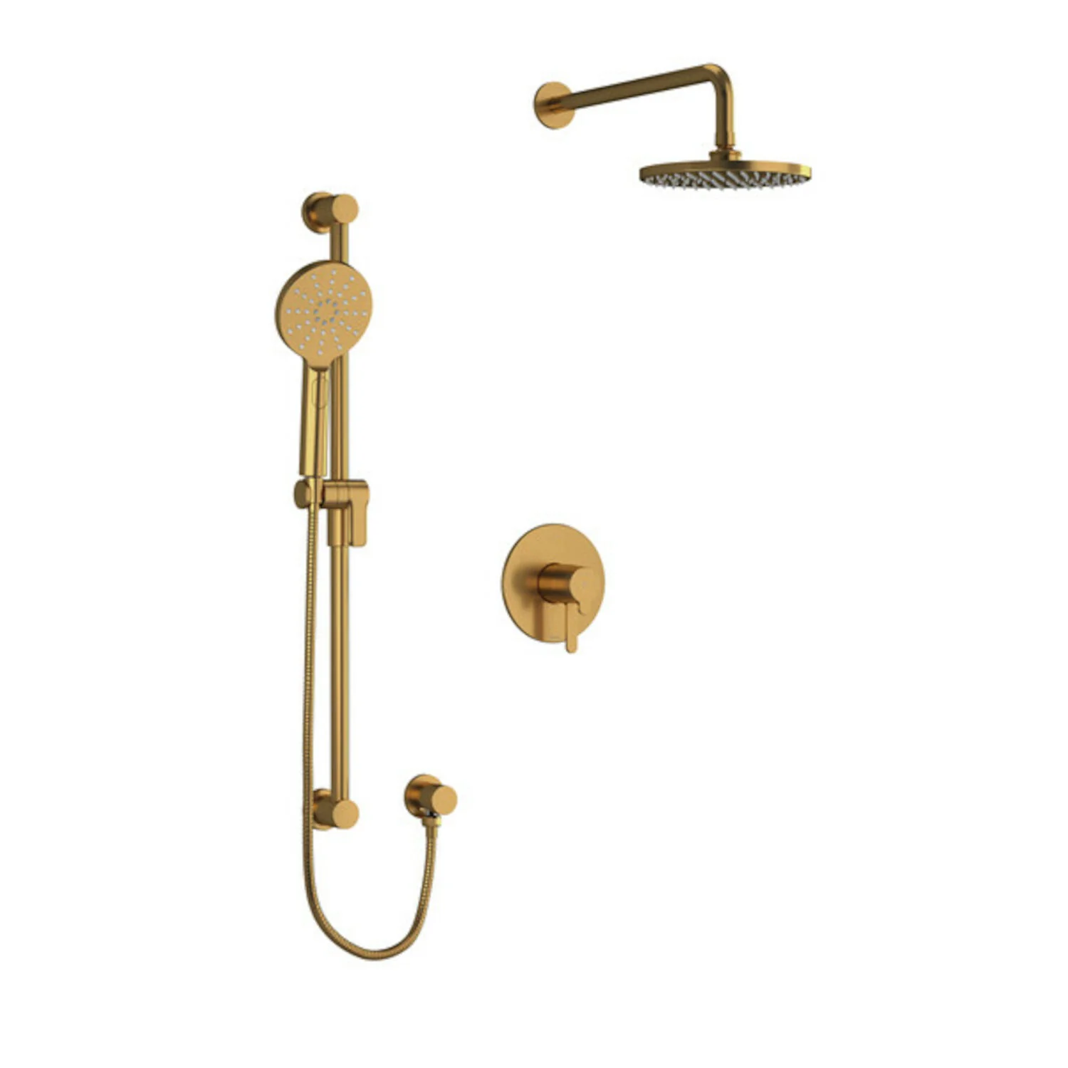 NIBI 323 SHOWER KIT WITH HAND SHOWER AND RAIN HEAD - Image 2