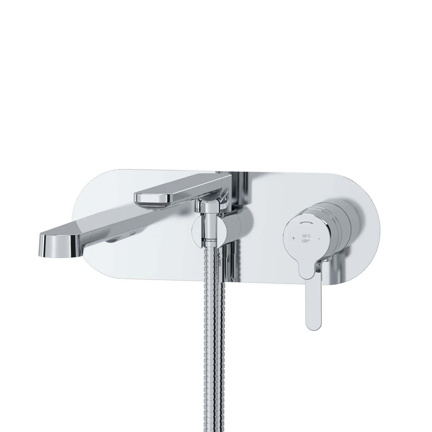NIBI WALL MOUNT TUB FILLER TRIM - Image 4