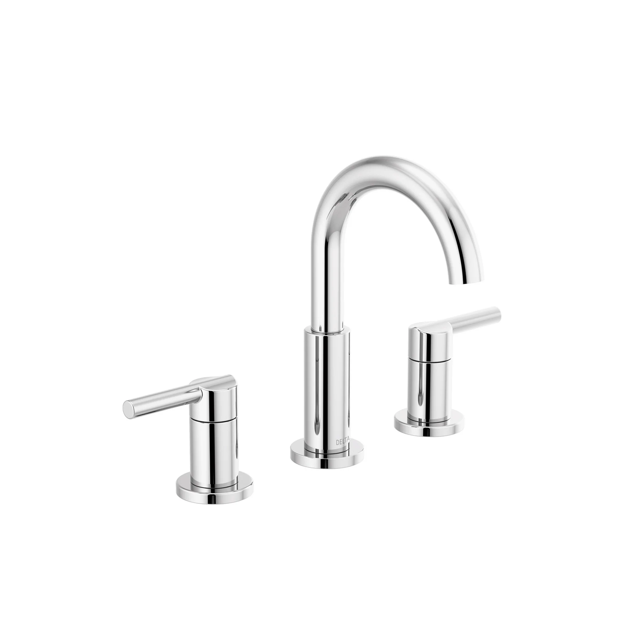 NICOLI® TWO-HANDLE WIDESPREAD ARC SPOUT BATHROOM FAUCET