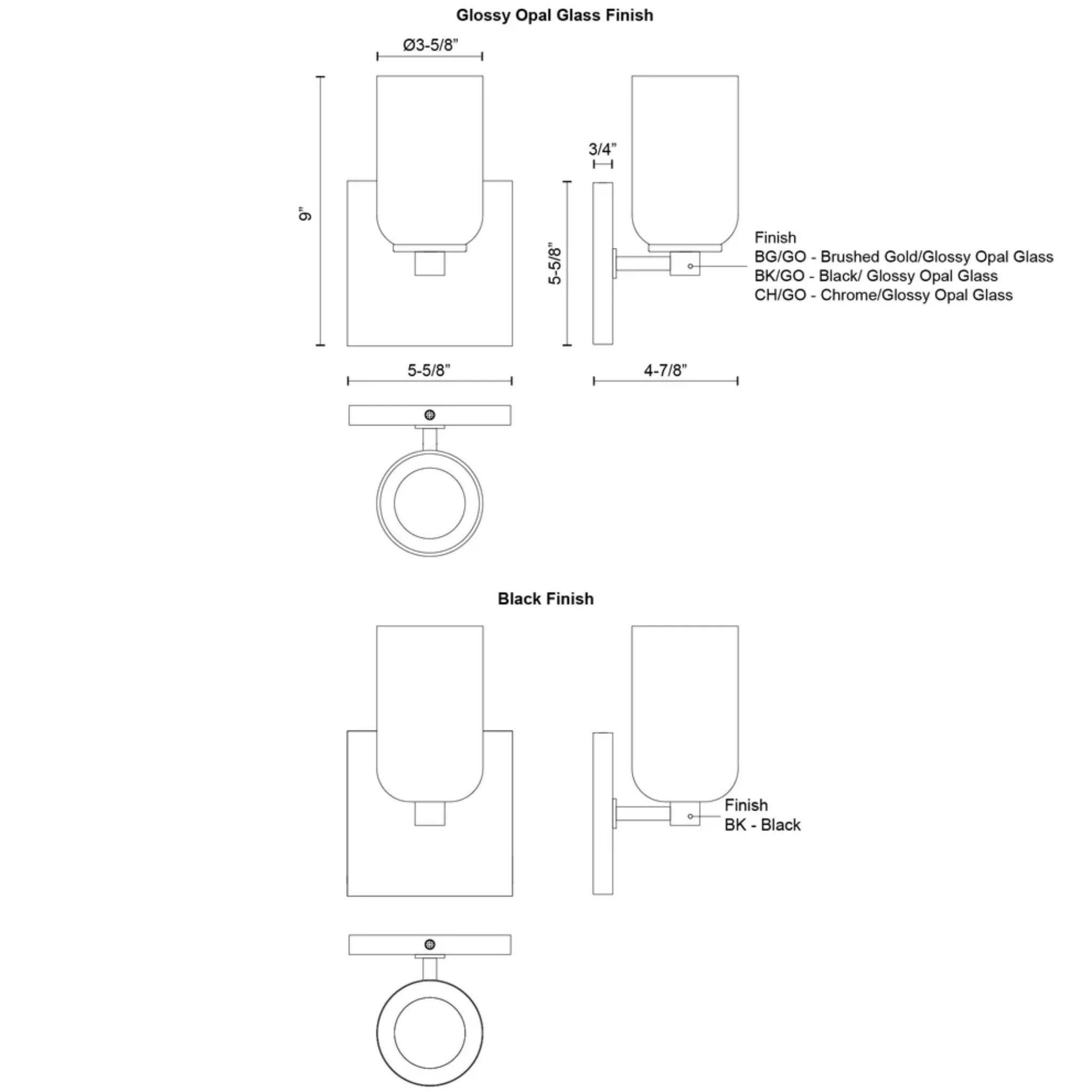 NOLA 4-INCH WALL SCONCE - Image 9