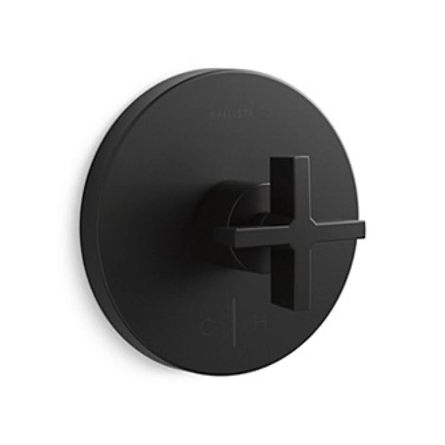 ONE THERMOSTATIC TRIM WITH CROSS HANDLE