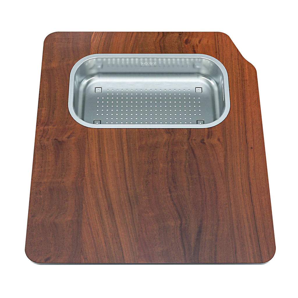 ORCA SOLID WOOD CUTTING BOARD AND COLANDER