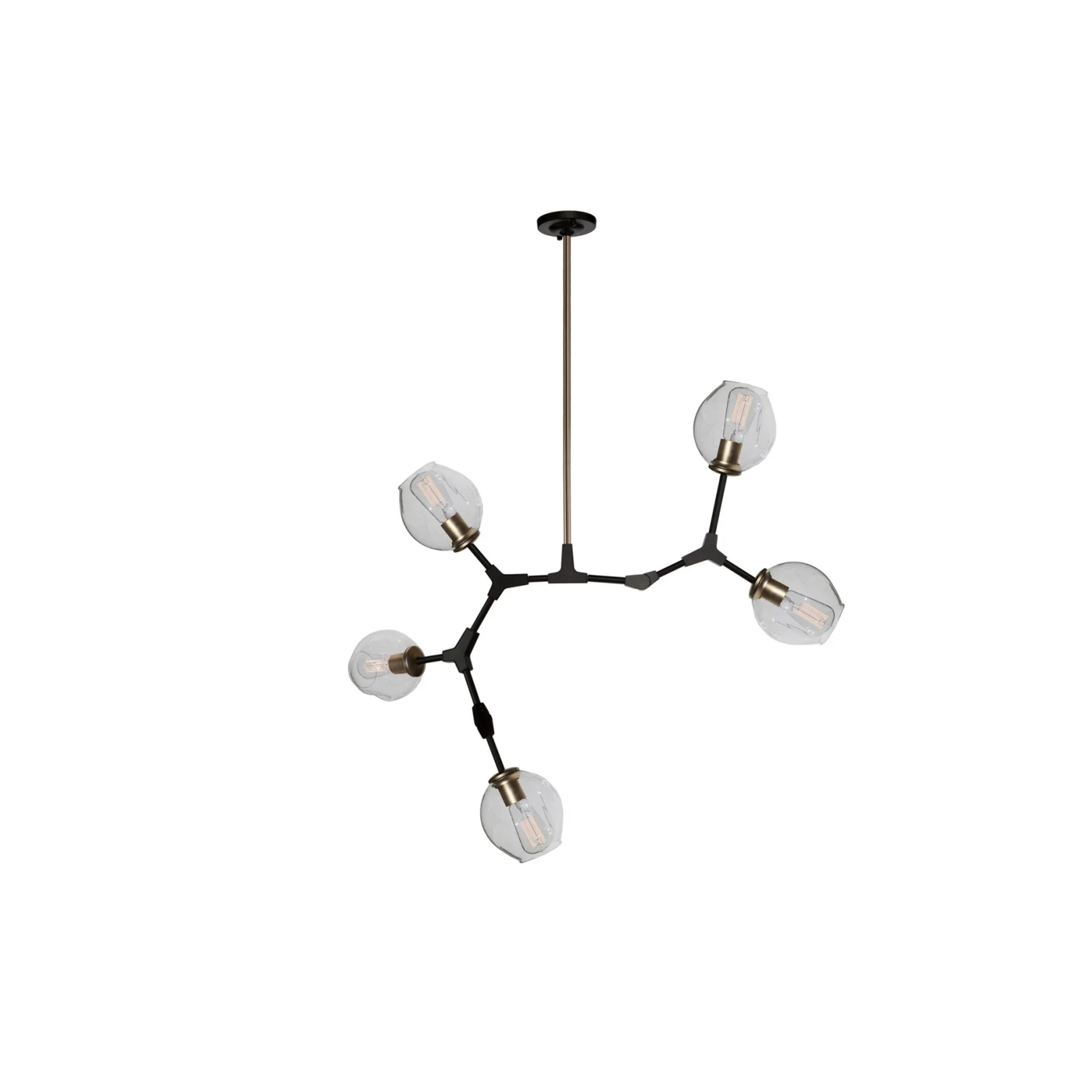 ORGANIC FIVE LIGHT CHANDELIER - Image 2